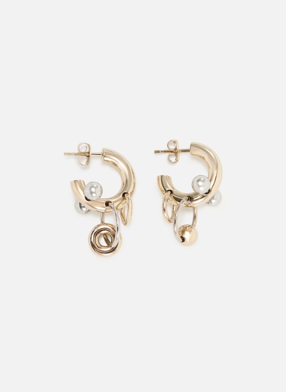 Earrings Faith Golden by JUSTINE CLENQUET JUSTINE CLENQUET Earrings Faith Golden