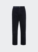 Pantalon droit en coton Kody Corduroy Dark navy