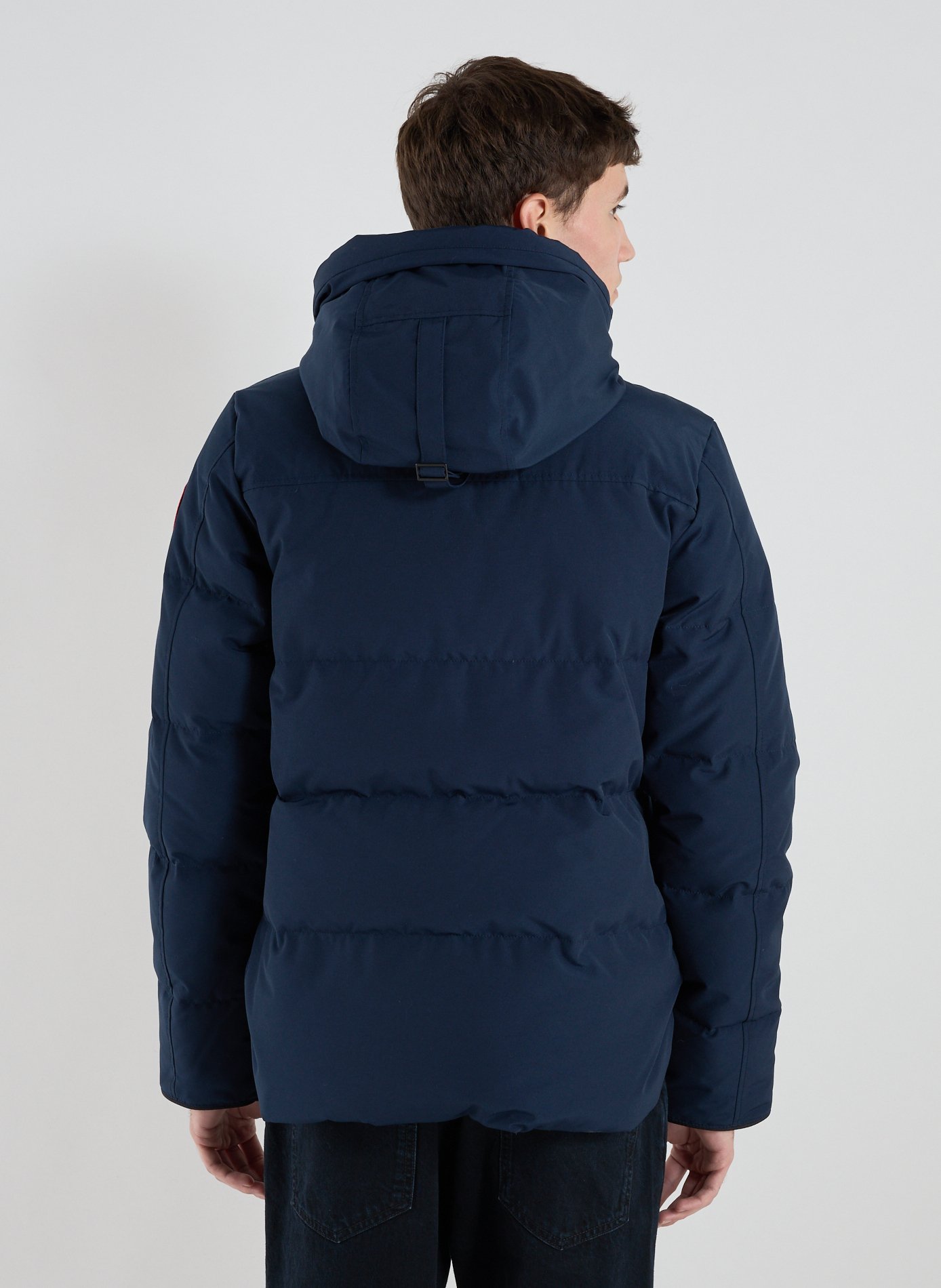 Parka à capuche en coton CANADA GOOSE Bleu