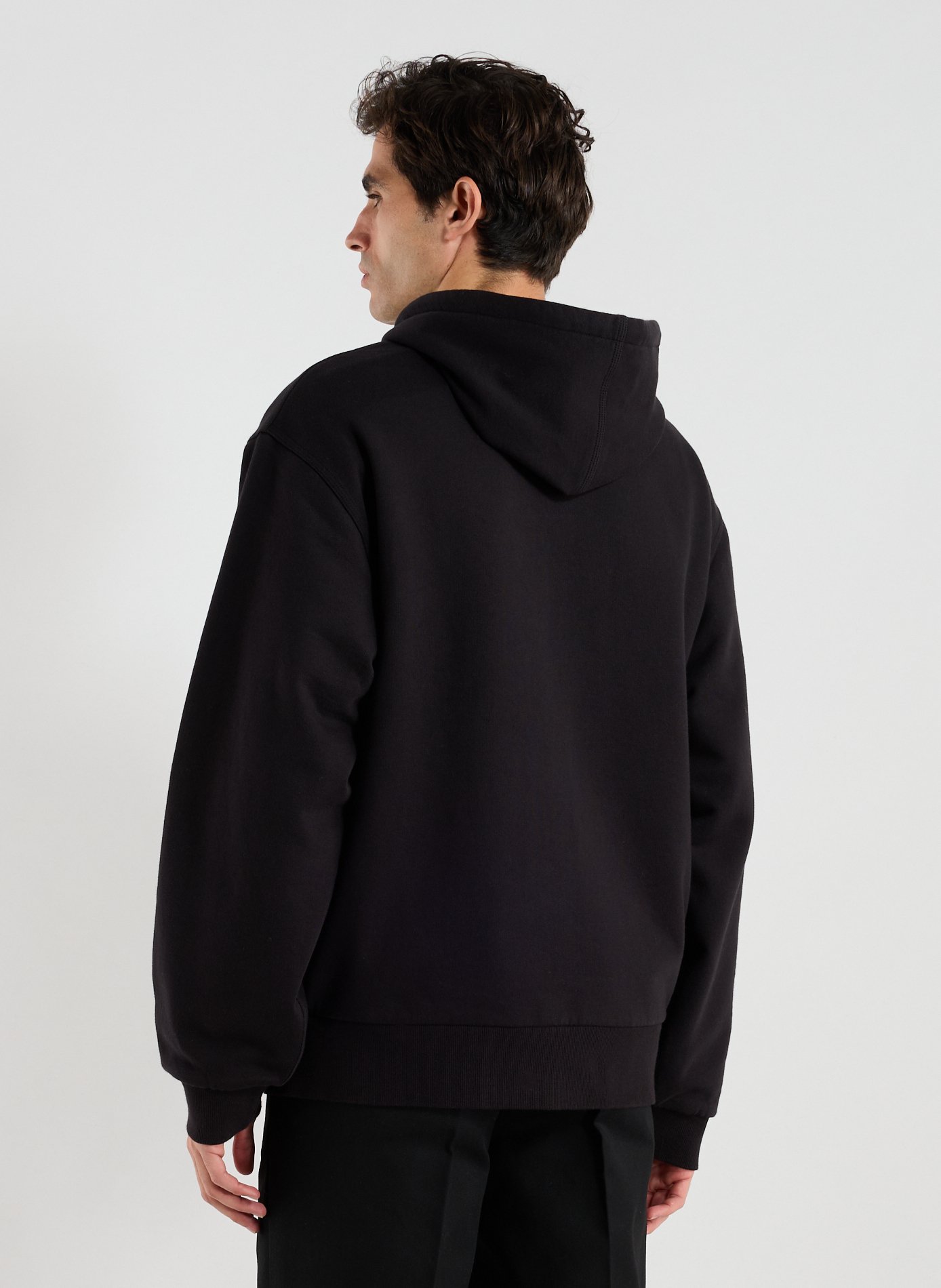 Hooded cotton blend sweatshirt CARHARTT WIP Black