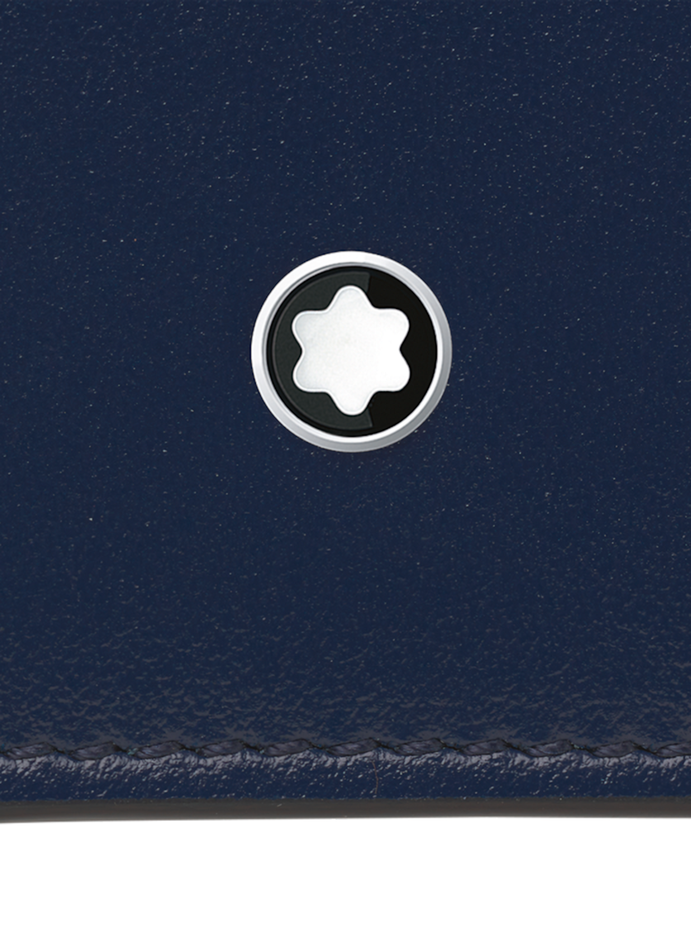 Smooth leather wallet MONTBLANC Blue