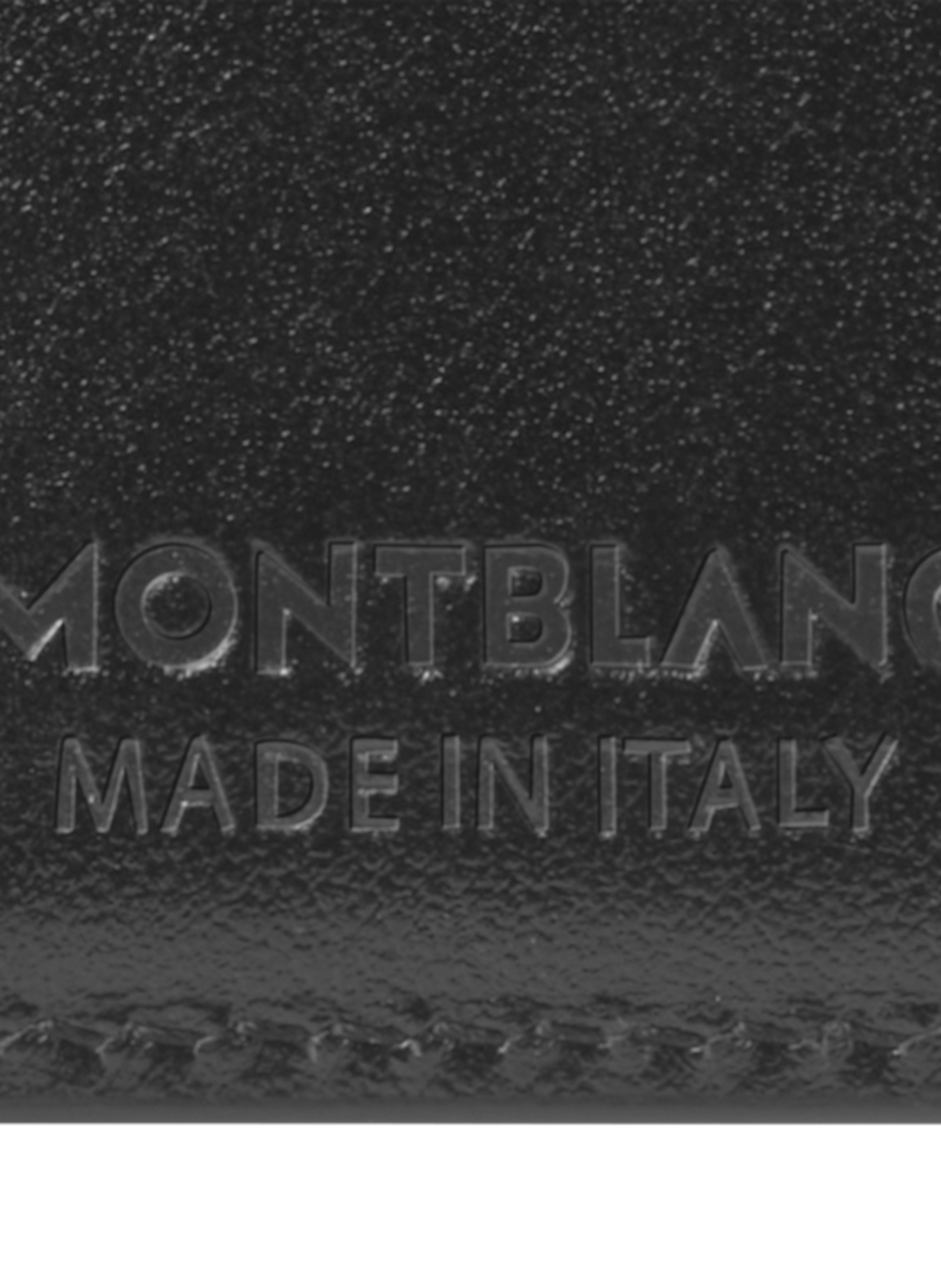 Compact leather wallet MONTBLANC Black
