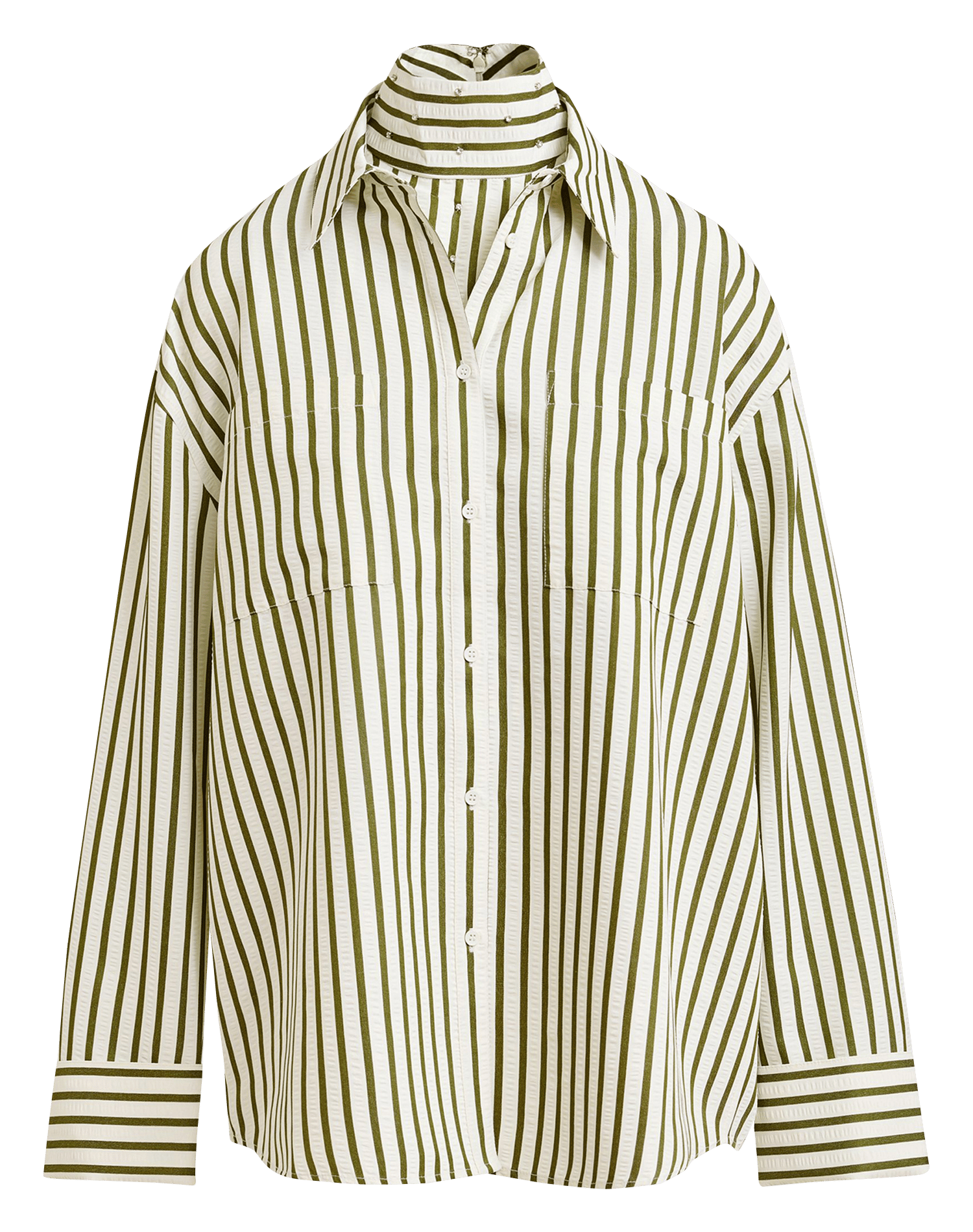 Chemise oversize à rayures Janna ESSENTIEL ANTWERP Blanc