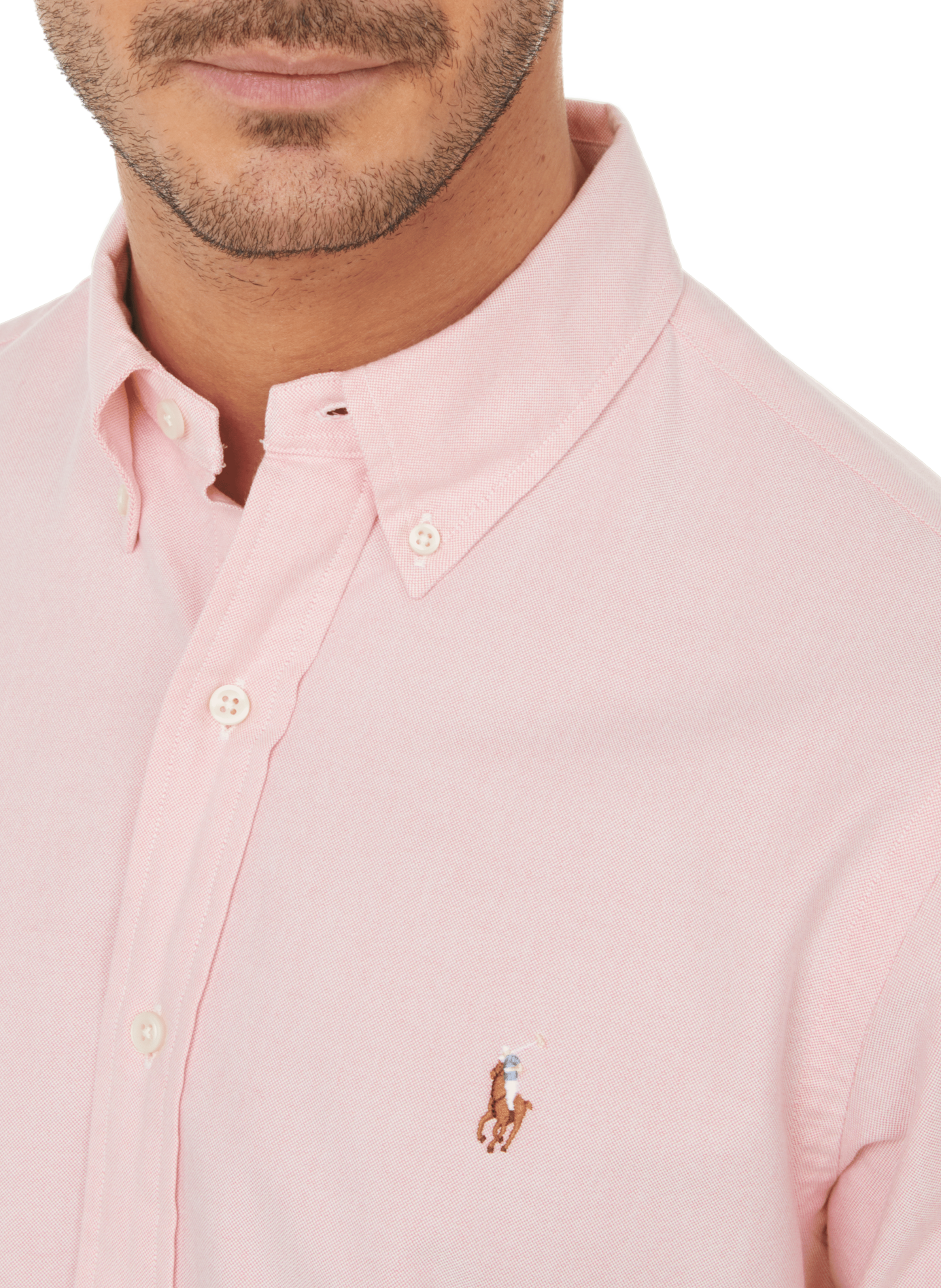 Chemise en coton POLO RALPH LAUREN Rose
