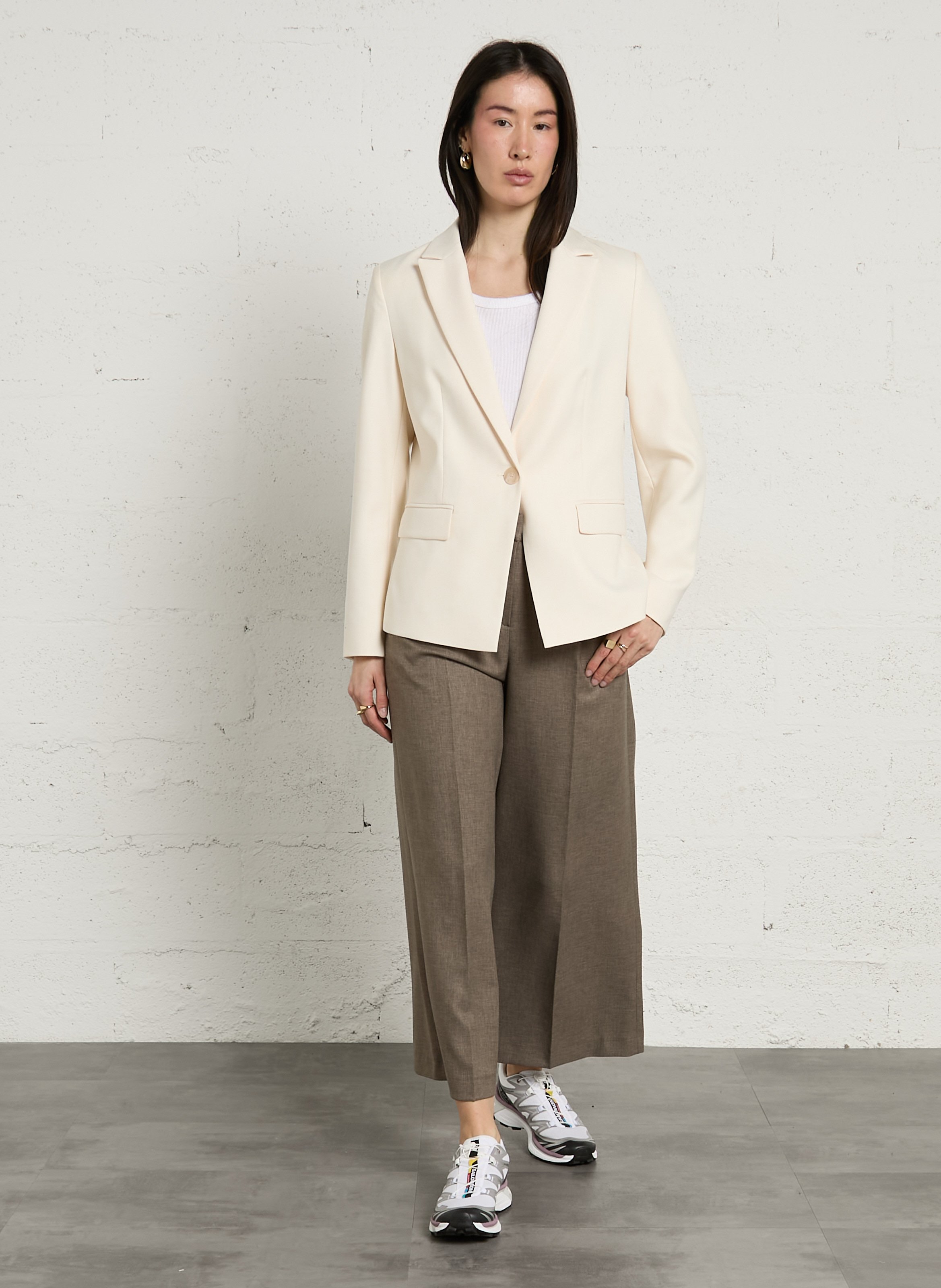Veste de tailleur ajustée simone MAISON 123 Beige