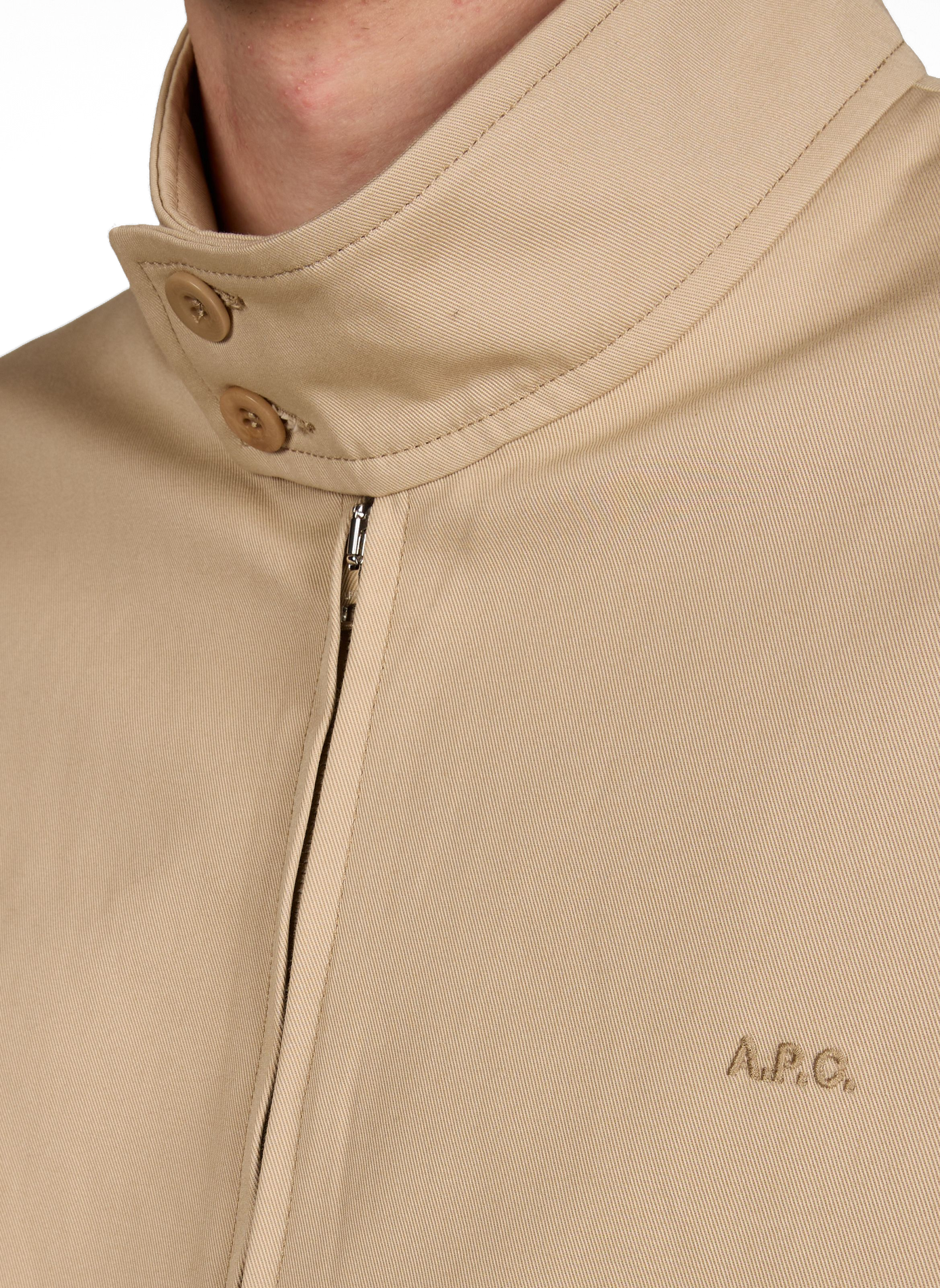 Oversized cotton jacket A.P.C. Beige
