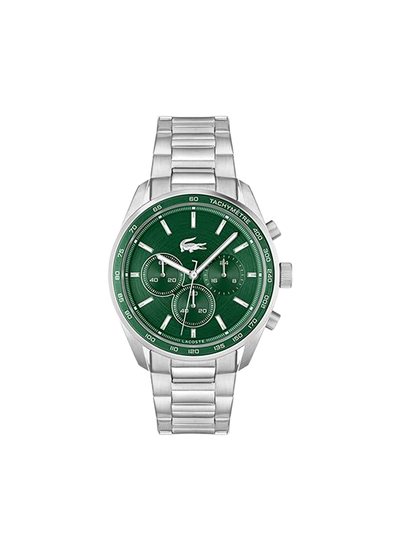 Montre quartz Boston en acier inoxydable LACOSTE MONTRES Vert