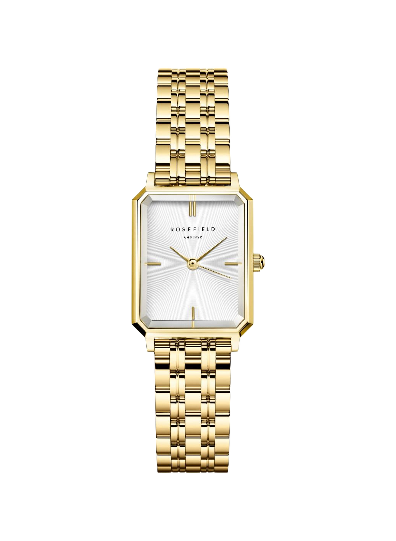 Montre analogique Octagon XS en acier inoxydable ROSEFIELD Blanc