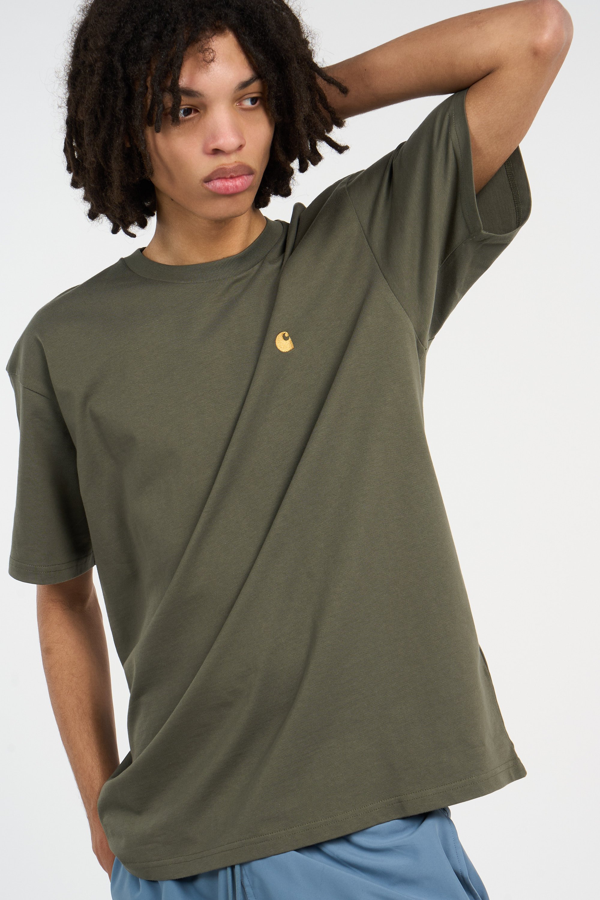 T-shirt chase CARHARTT WIP Kaki