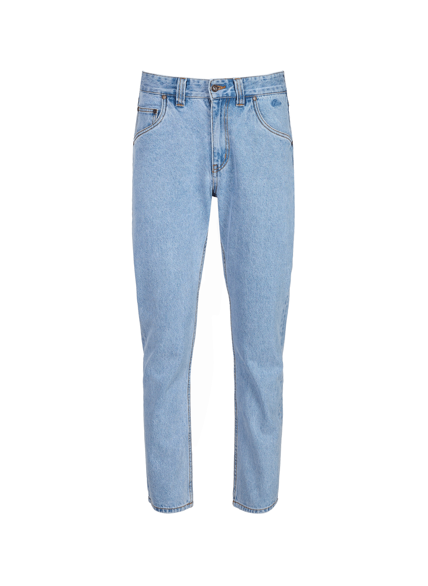 Straight-cut cotton jeans DIME Blue