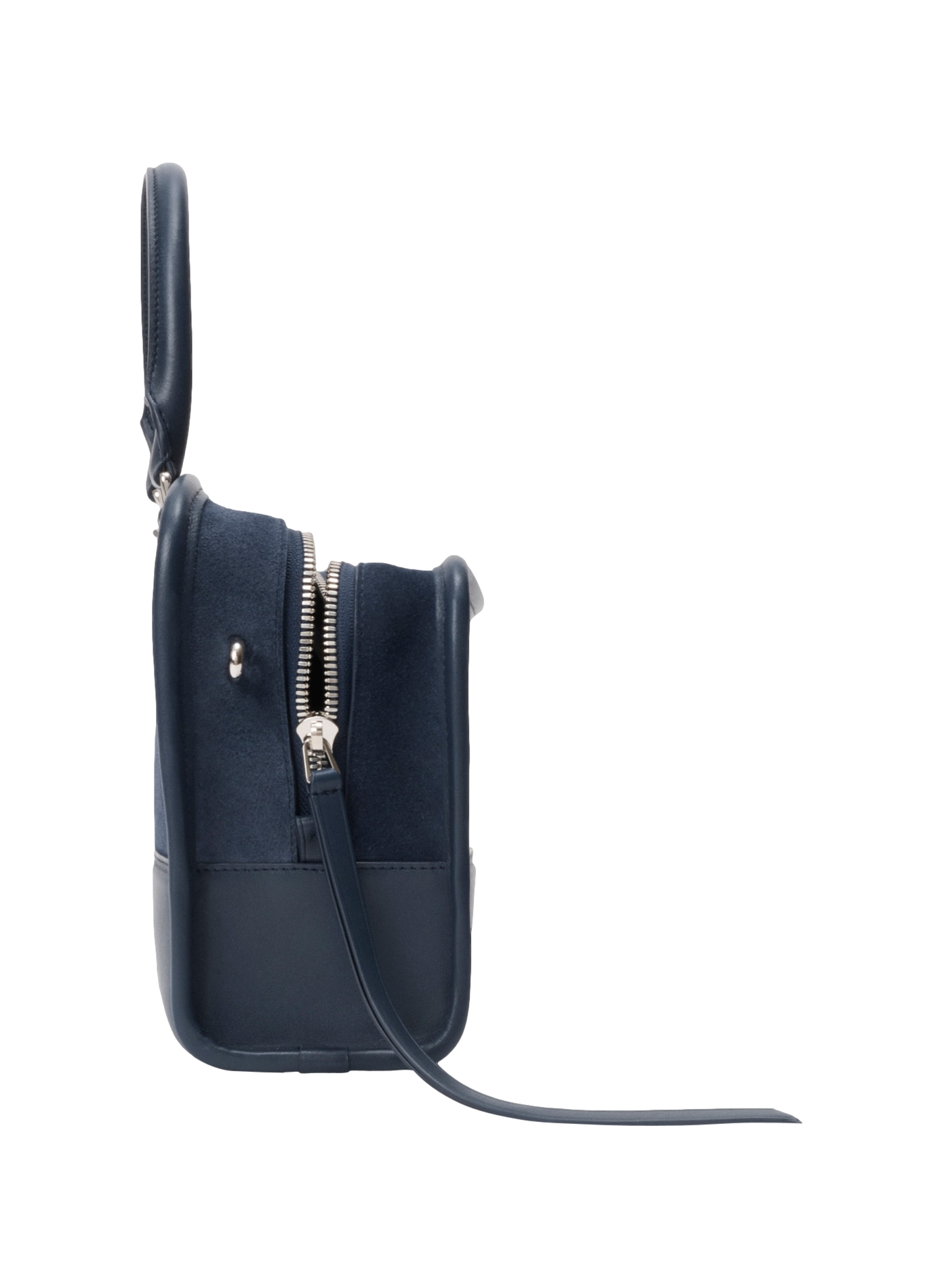 Kleines Amazona 180 Wildleder Lederhandtasche LOEWE Blau