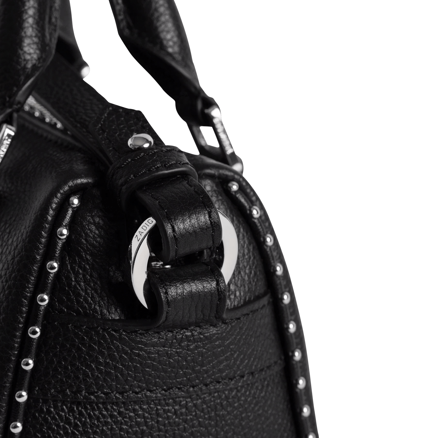 Sac à main en cuir sunny nano ZADIG&VOLTAIRE Noir