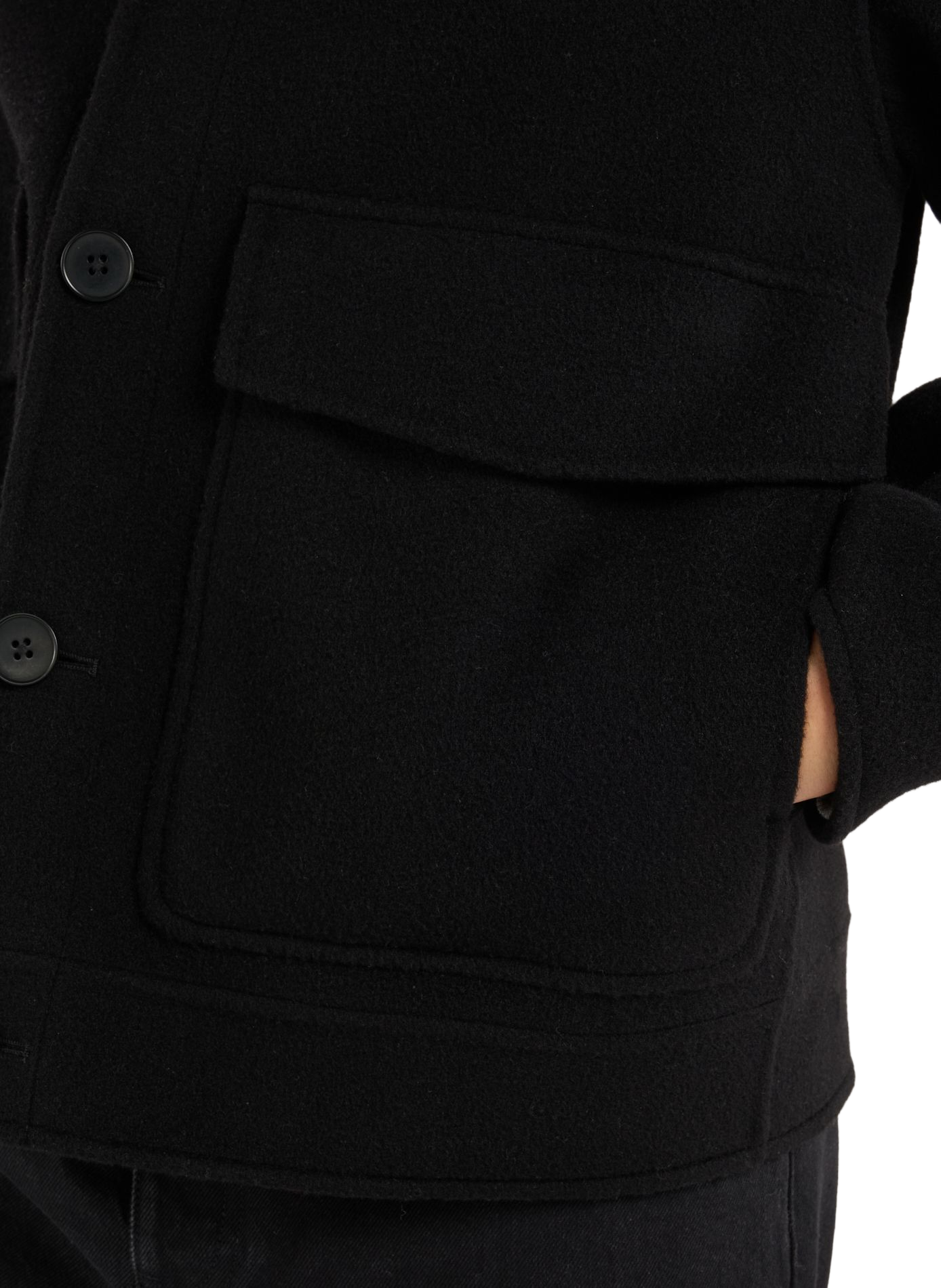 Veste Emy en laine  SAISON 1865 Noir
