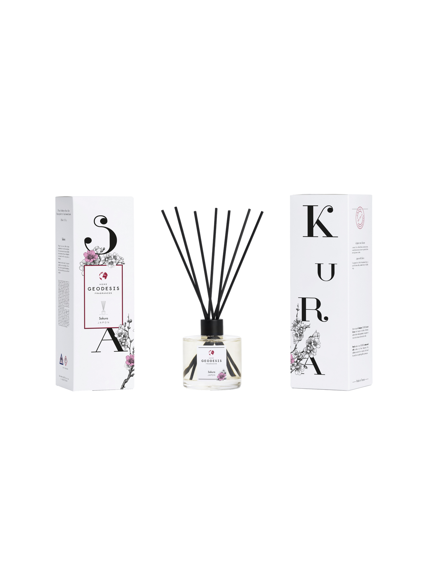 Diffuseur d'ambiance 200ml Sakura GEODESIS Transparent