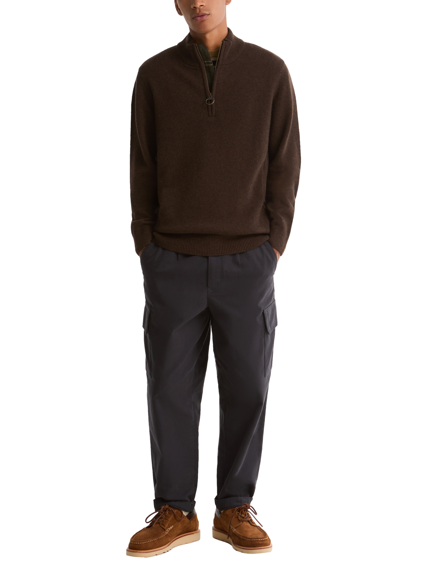 Holden wool jumper BARBOUR Brown