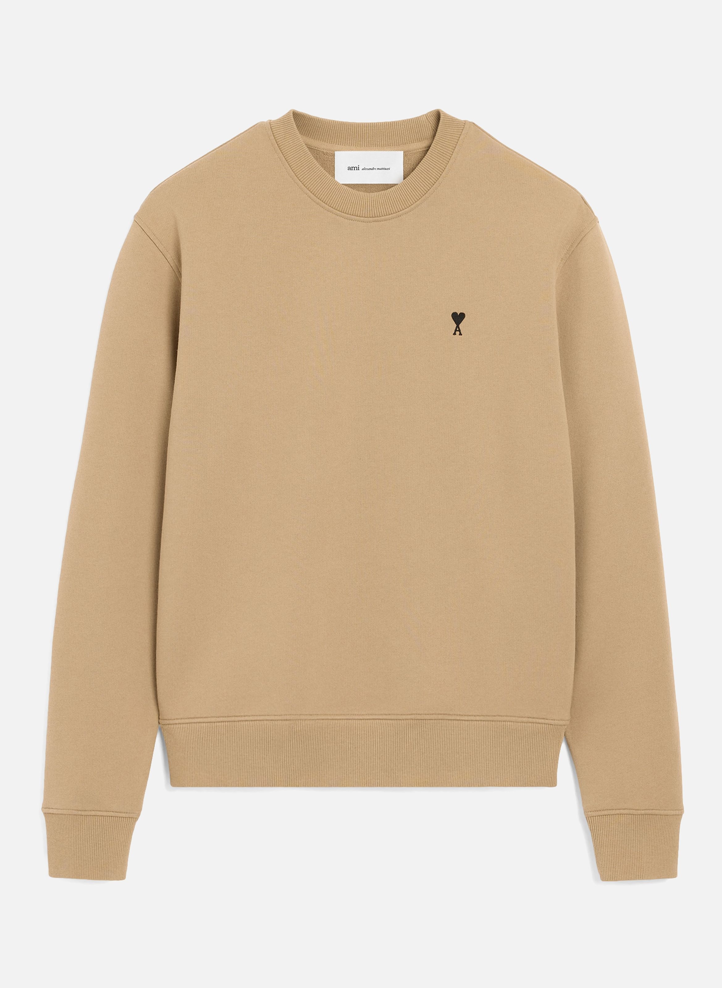 Sweatshirt en coton ami de coeur AMI PARIS Beige