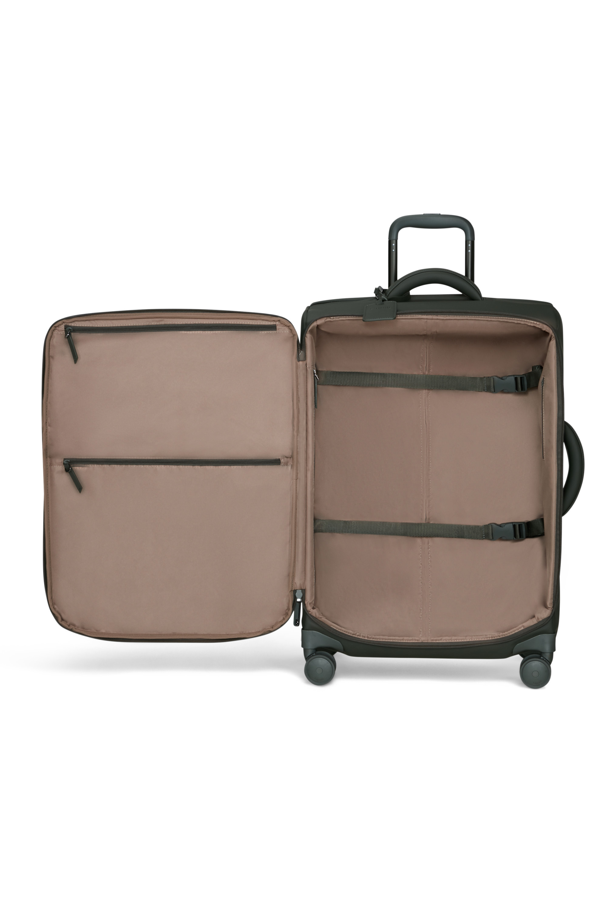 Lost in berlin valise 4 roues taille m LIPAULT PARIS Kaki
