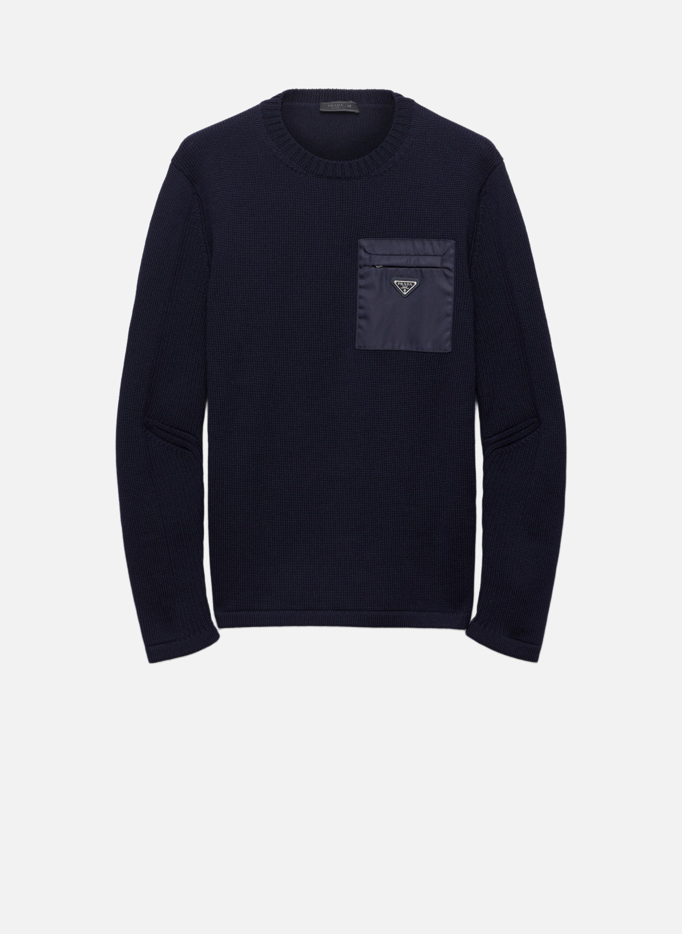 Pull en laine PRADA Bleu