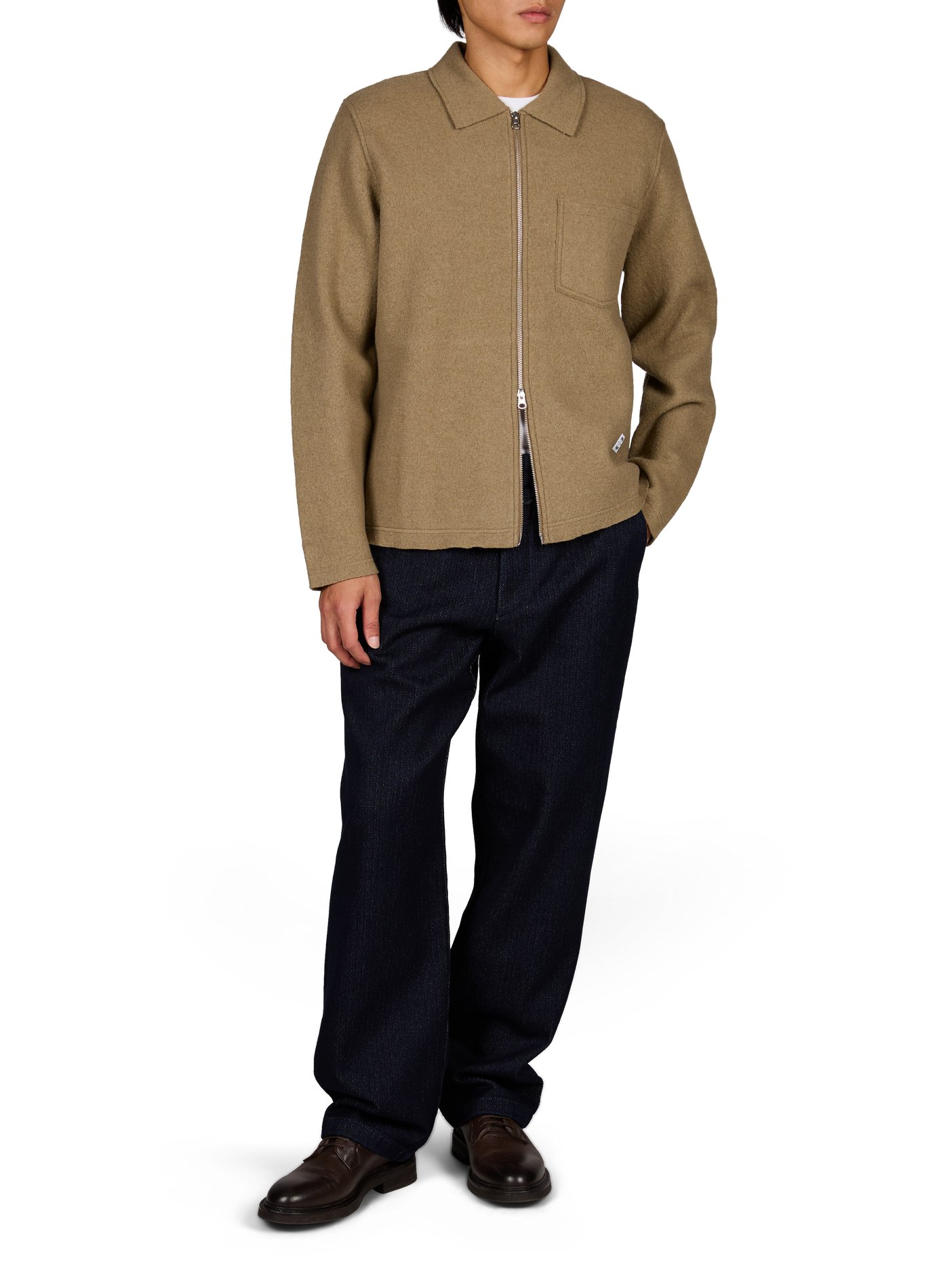 Wolljacke SAMSOE SAMSOE Braun