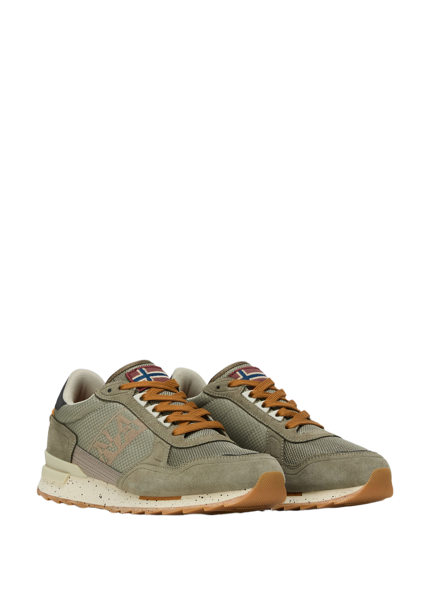 Plain lace-up trainers NAPAPIJRI Green