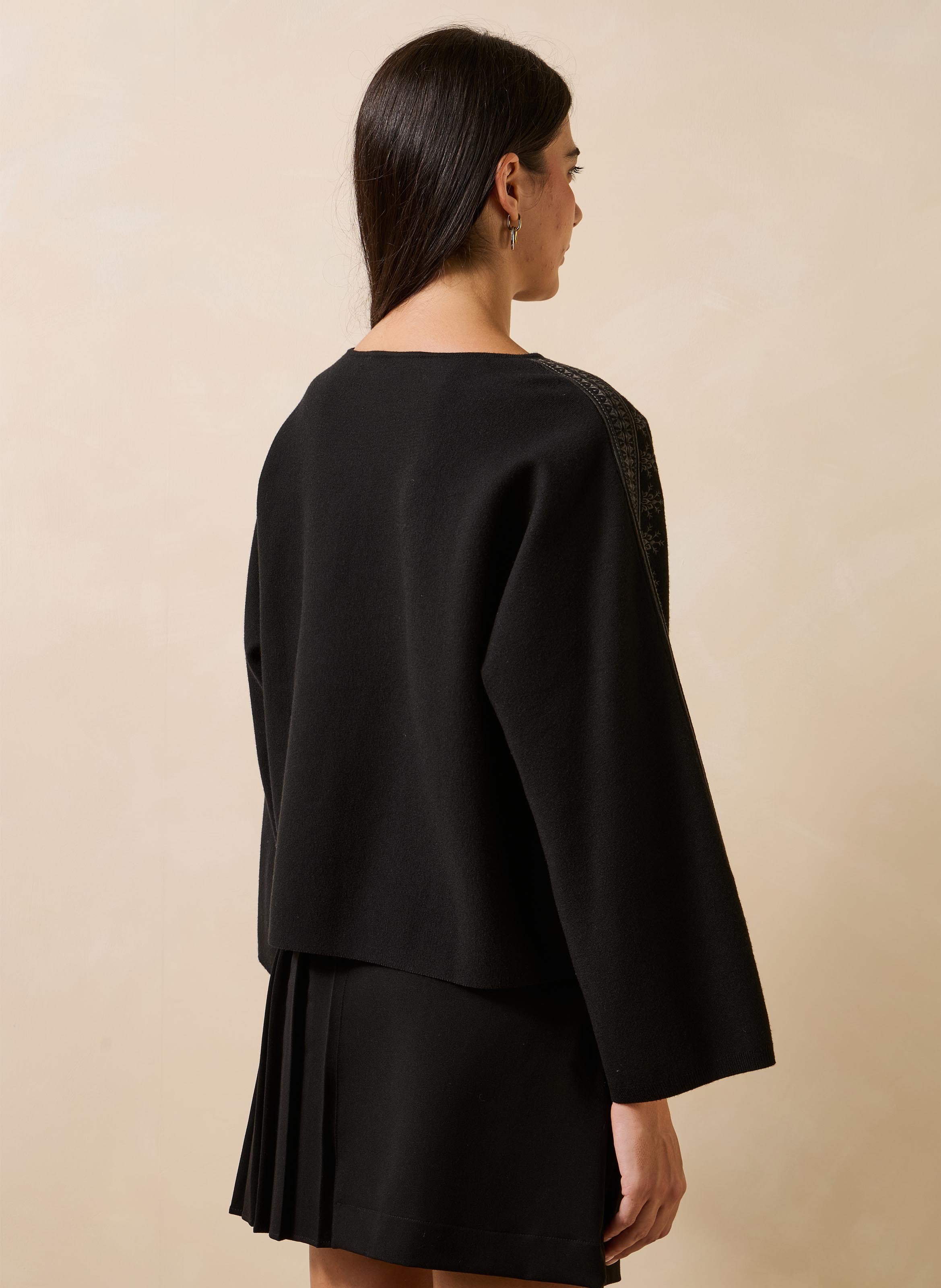 Oversized ronde hals trui LA FEE MARABOUTEE Veelkleurig