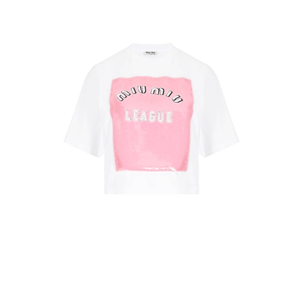 T-shirt crop en coton