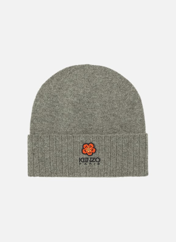 Grey Kenzo Crest wool hat