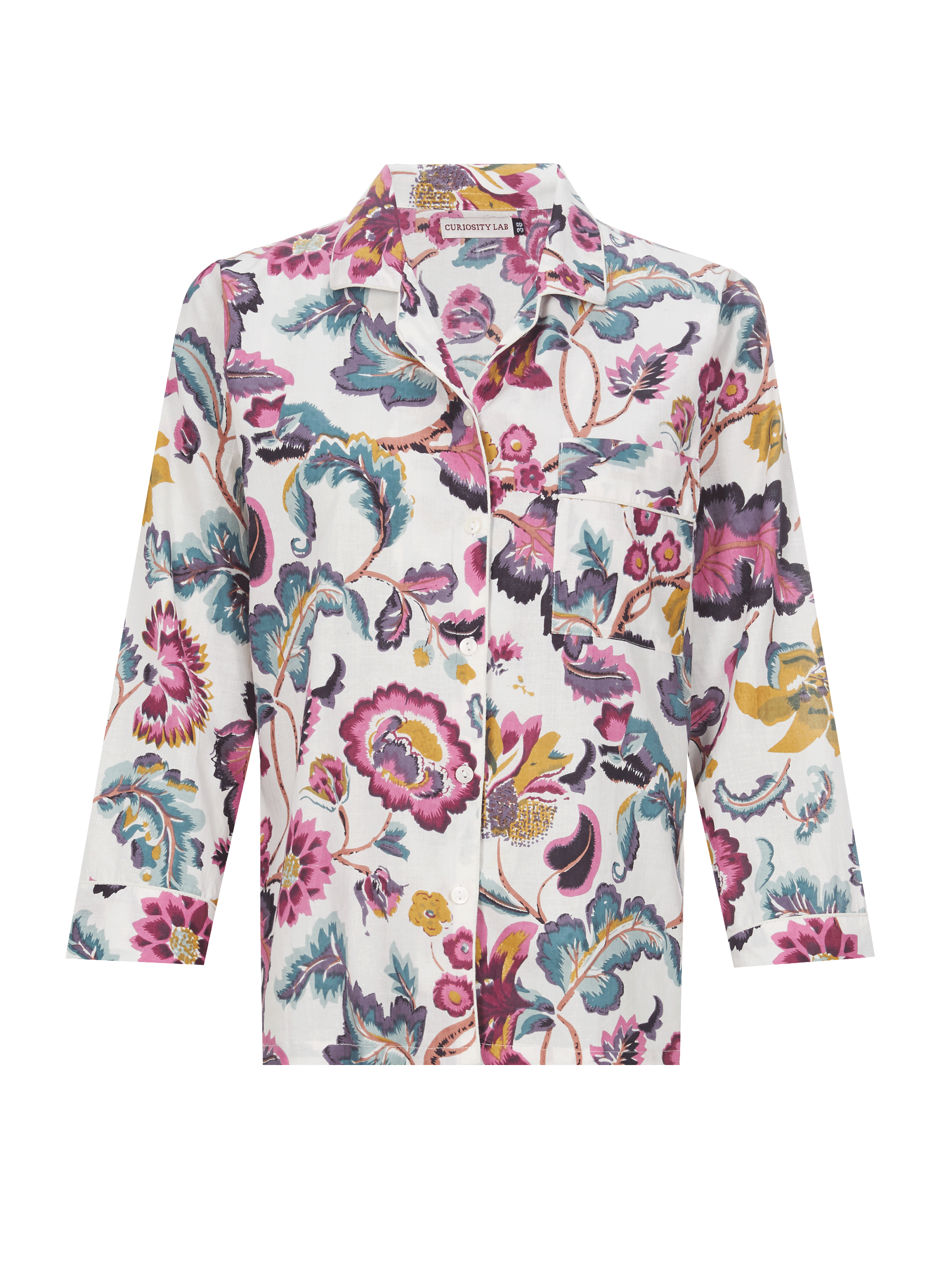 Pyjama Mandu Vinta en coton CURIOSITY LAB Blanc