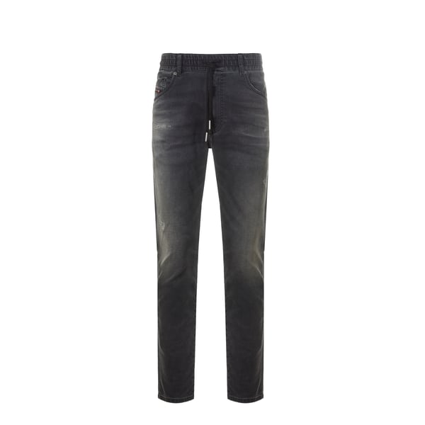 Jean avec taille élastique