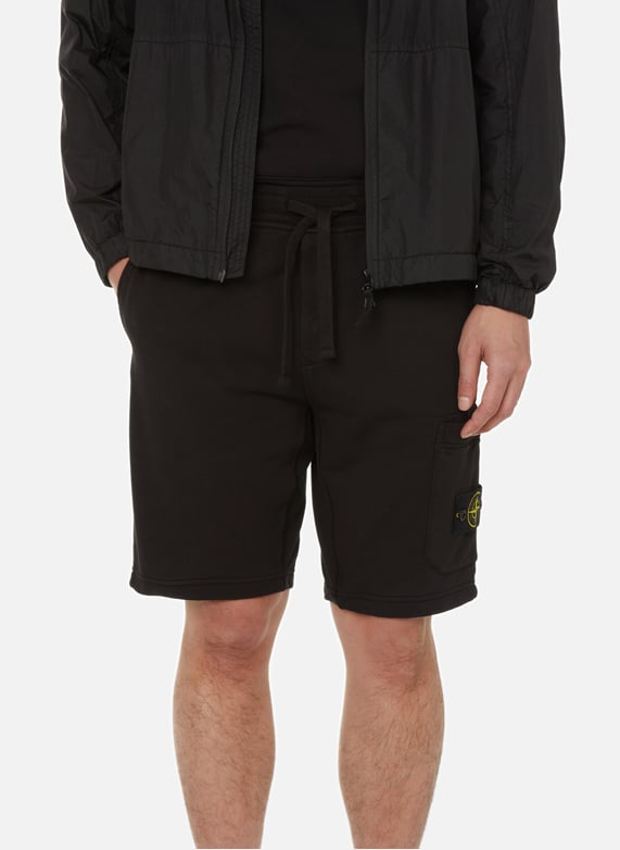 Stone island cotton shorts cheap