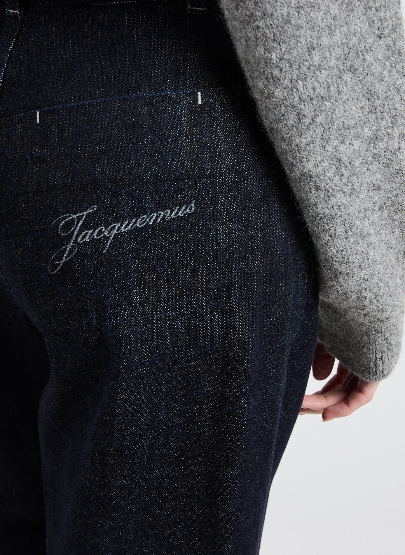 The cargo pants in cotton JACQUEMUS Blue
