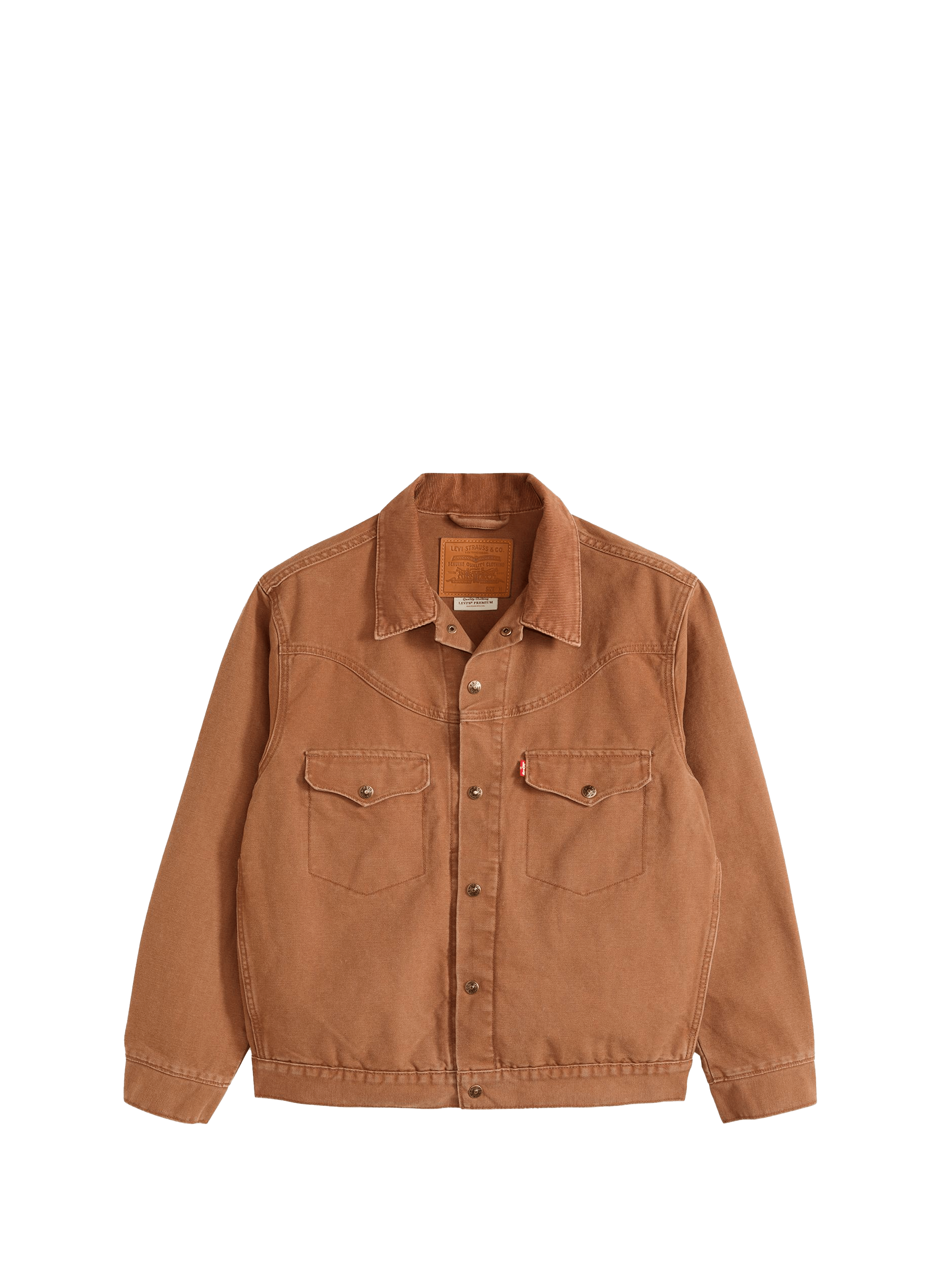 Oversized denim jacket LEVI'S Brown