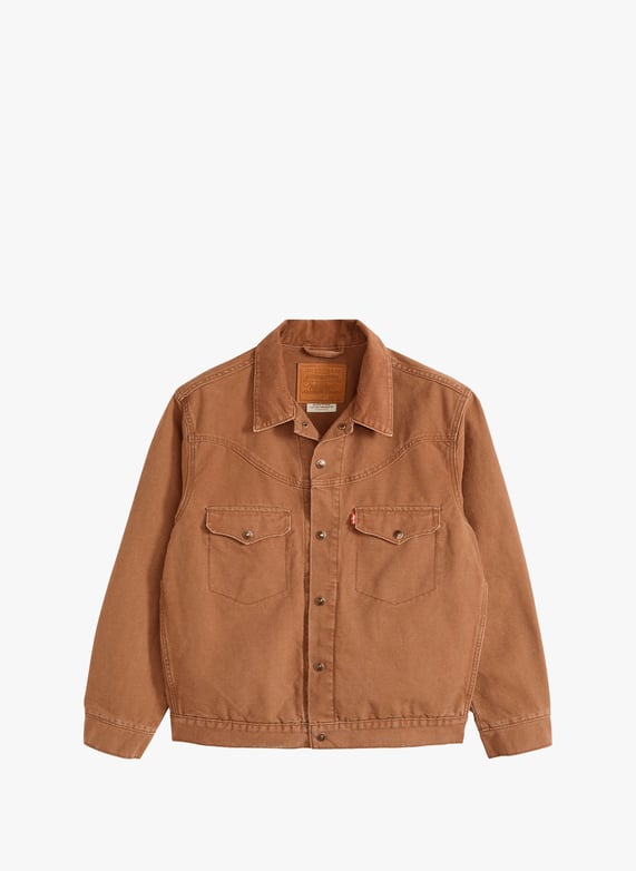 Veste droite col classique en coton | Marron by LEVI'S Veste droite col classique en coton Marron