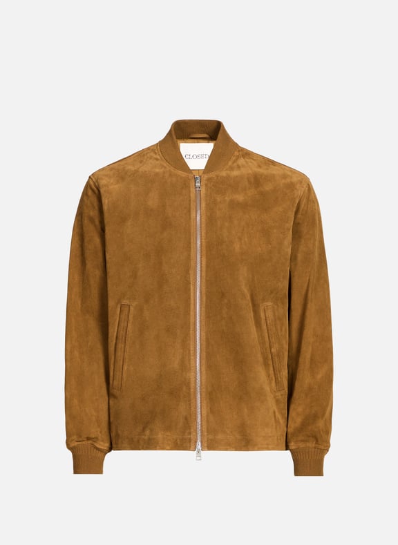 Calfskin leather jacket Brown by CLOSED CLOSED Calfskin leather jacket Brown