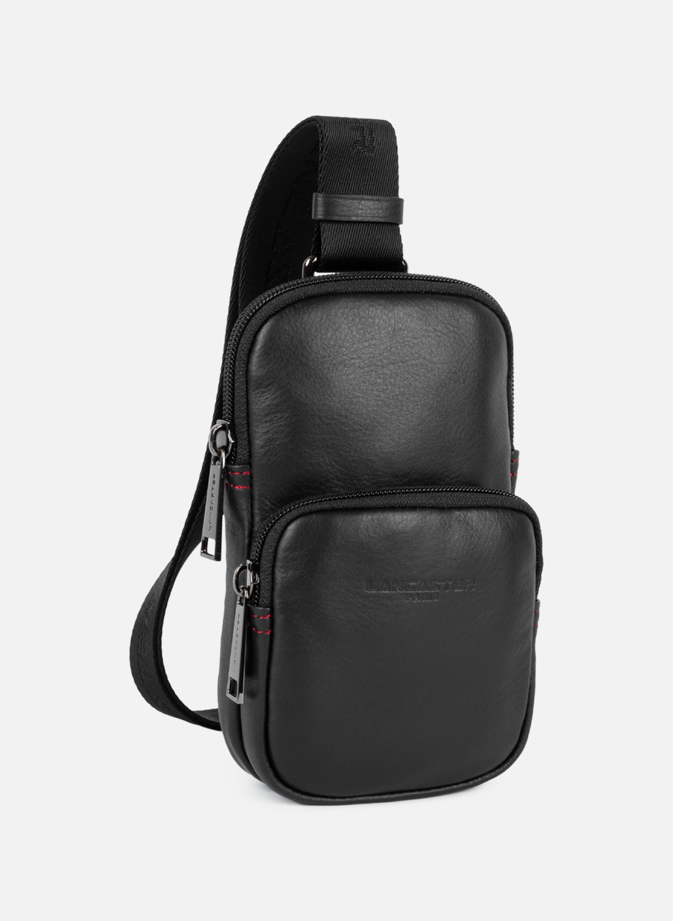 Crossbody bag - soft vintage homme LANCASTER Black