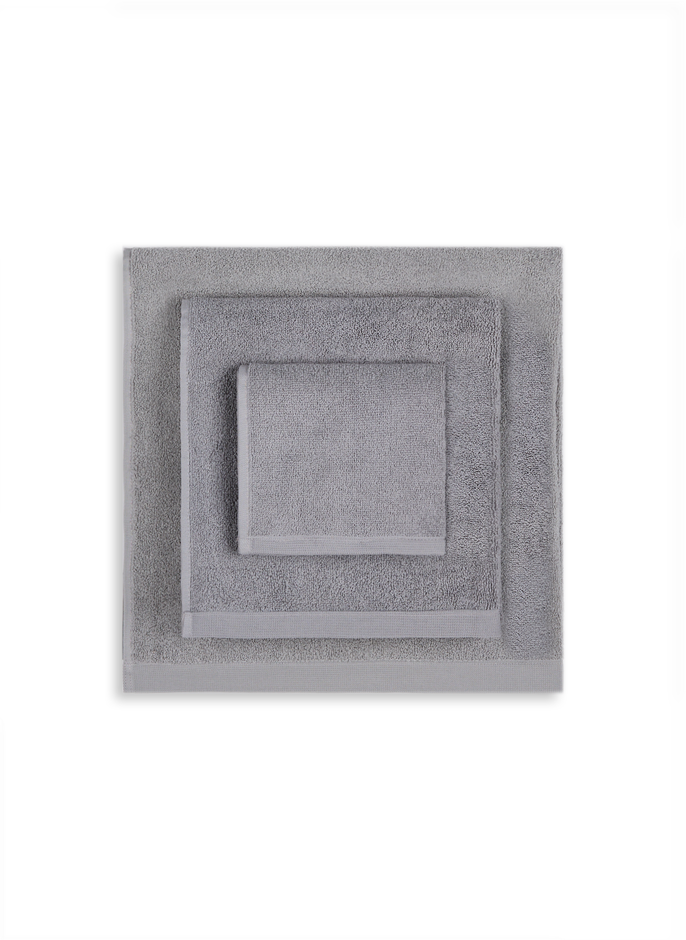 Serviette invité en coton biologique AU PRINTEMPS PARIS Argent