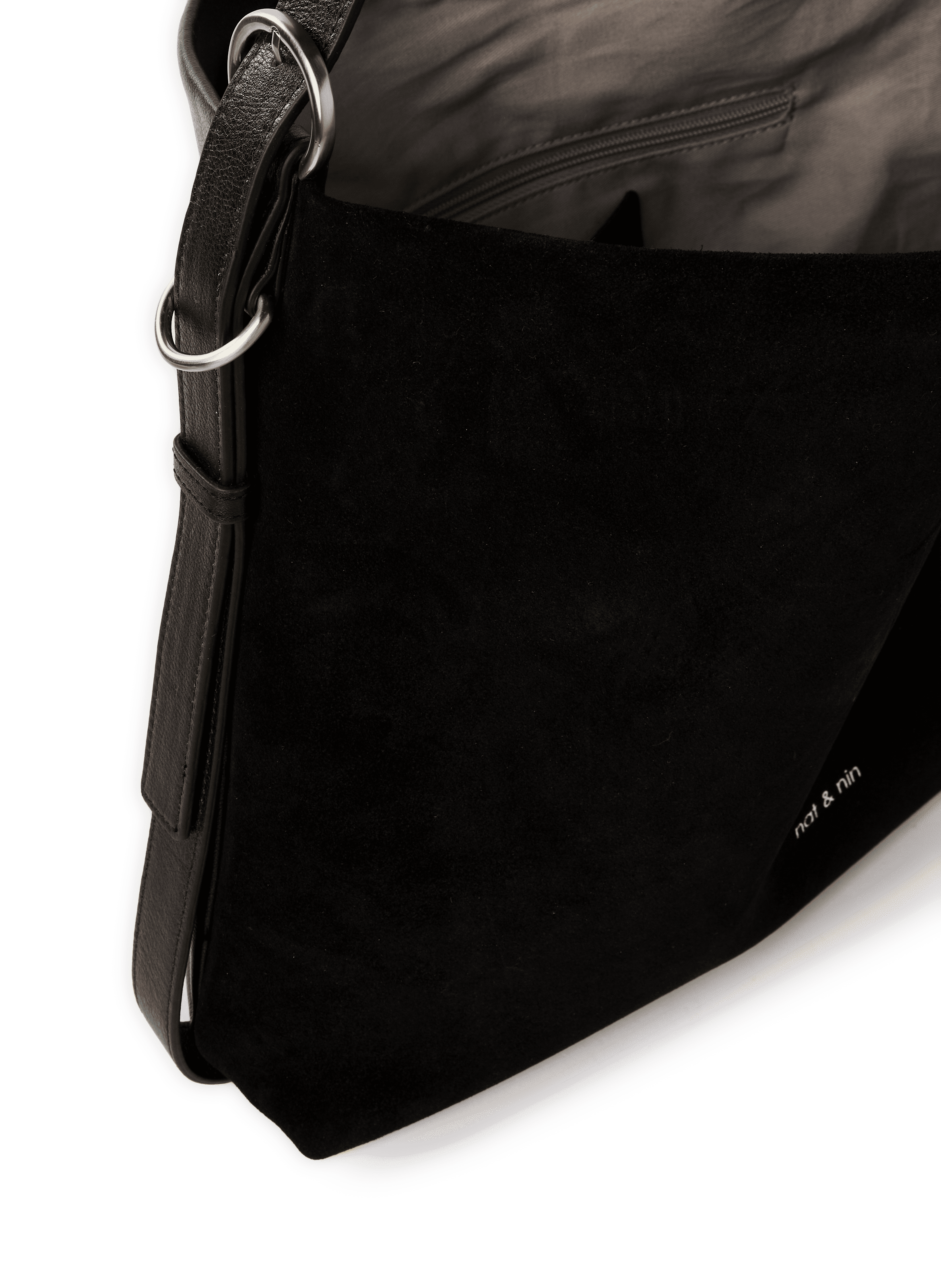 Sac en cuir NAT &amp; NIN Noir