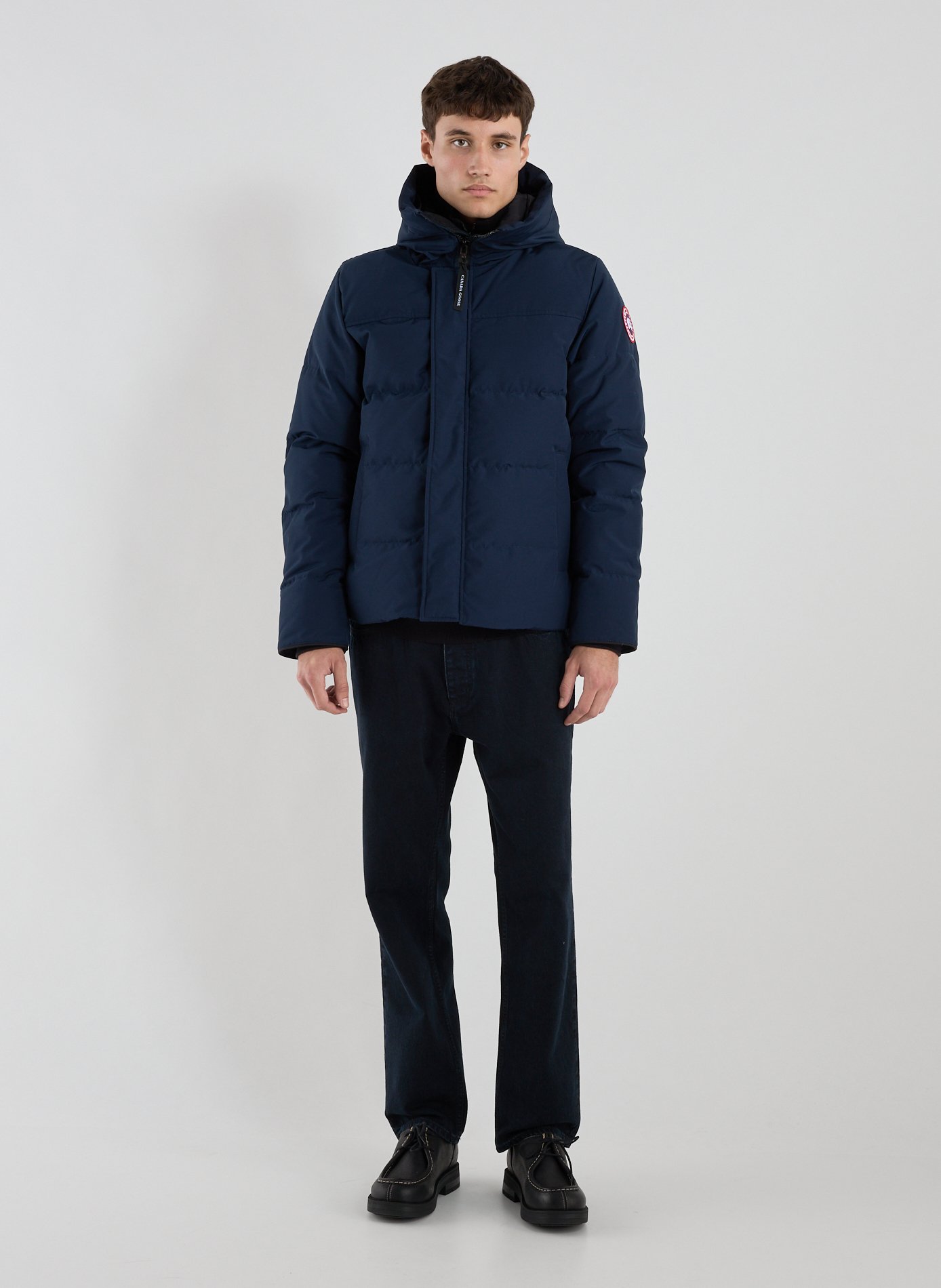 Parka à capuche en coton CANADA GOOSE Bleu