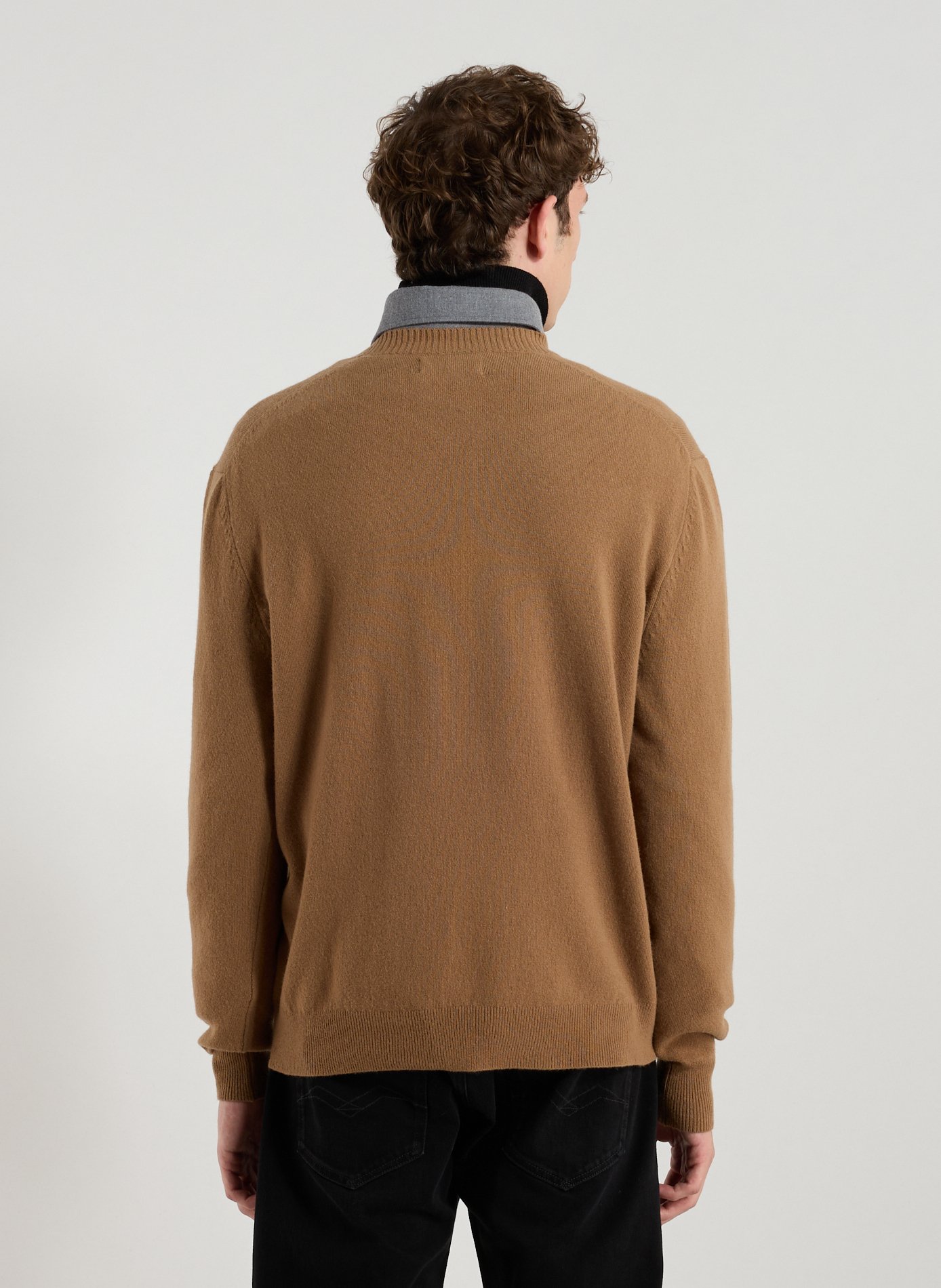 Pull en laine mélangé REPLAY Beige