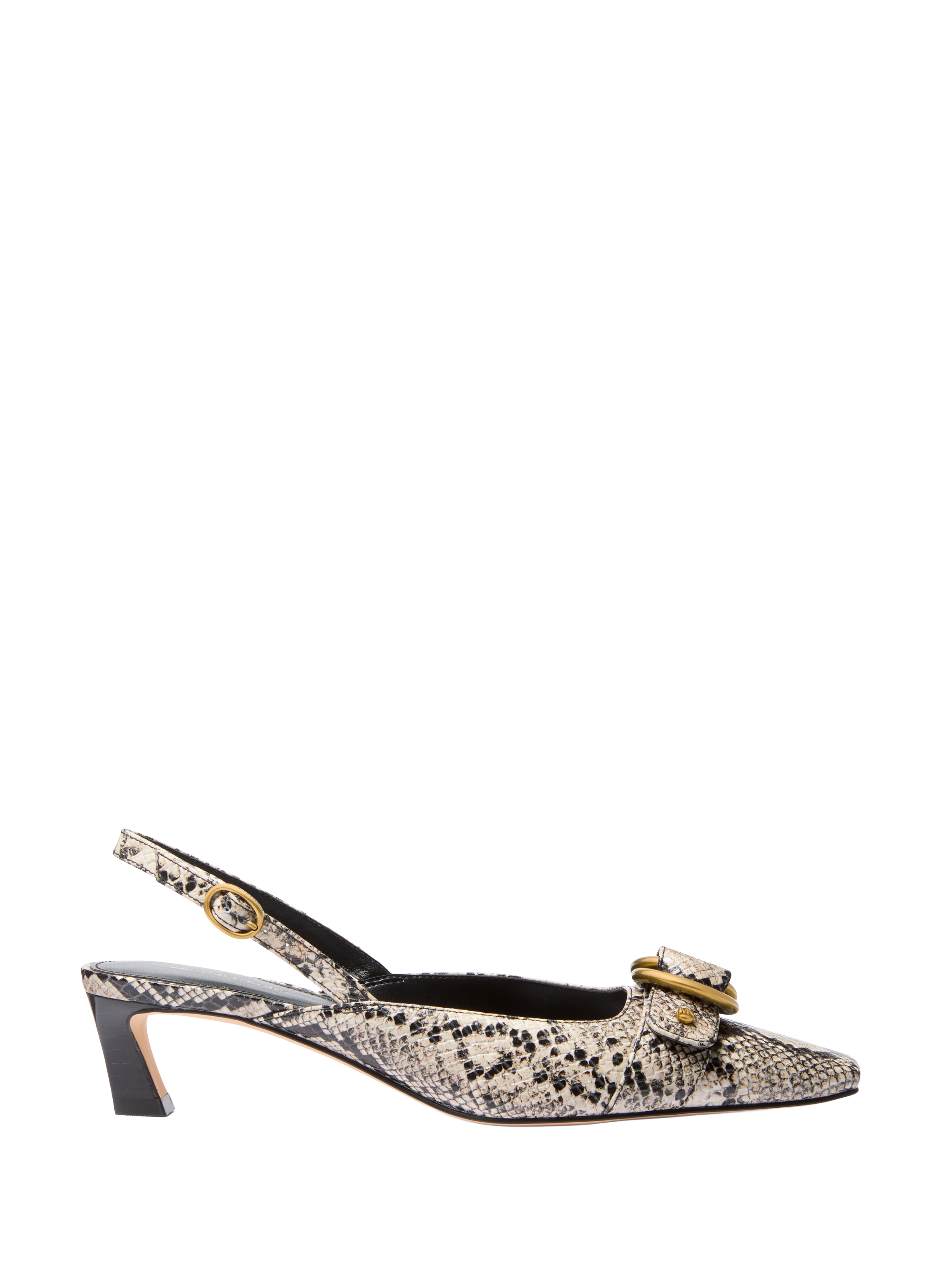 MICHAEL KORS Leather slingback Grey