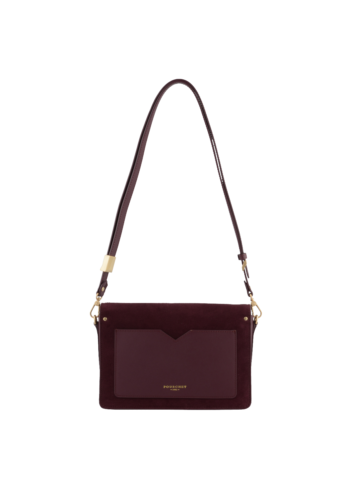 Anjou daim | porté épaule mm POURCHET Rouge