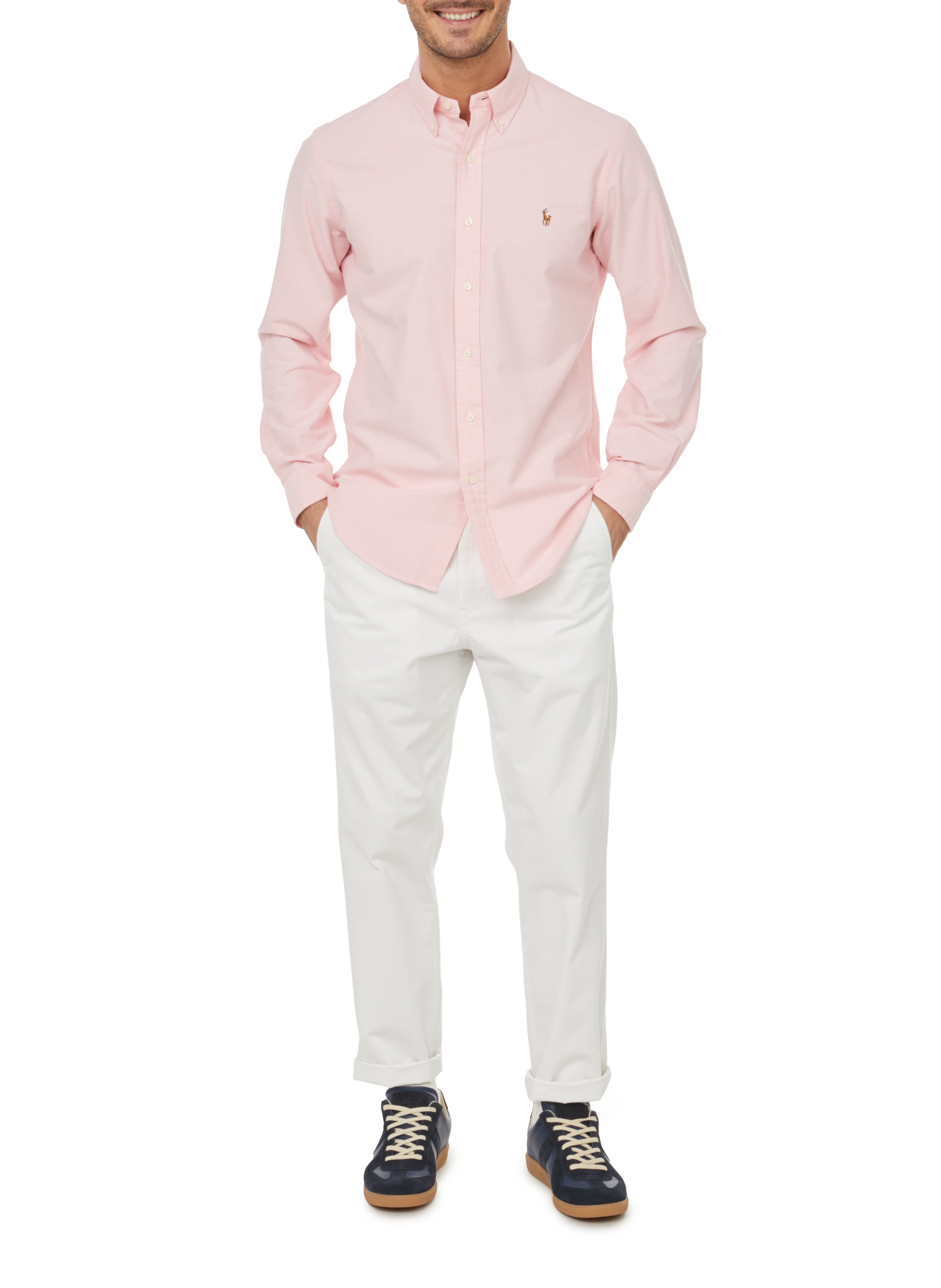 Chemise en coton POLO RALPH LAUREN Rose