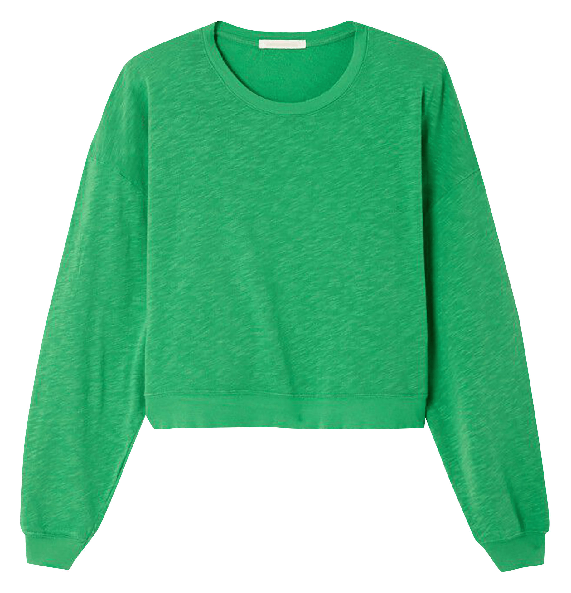 Tee-shirt droit col rond en coton sonoma Vert