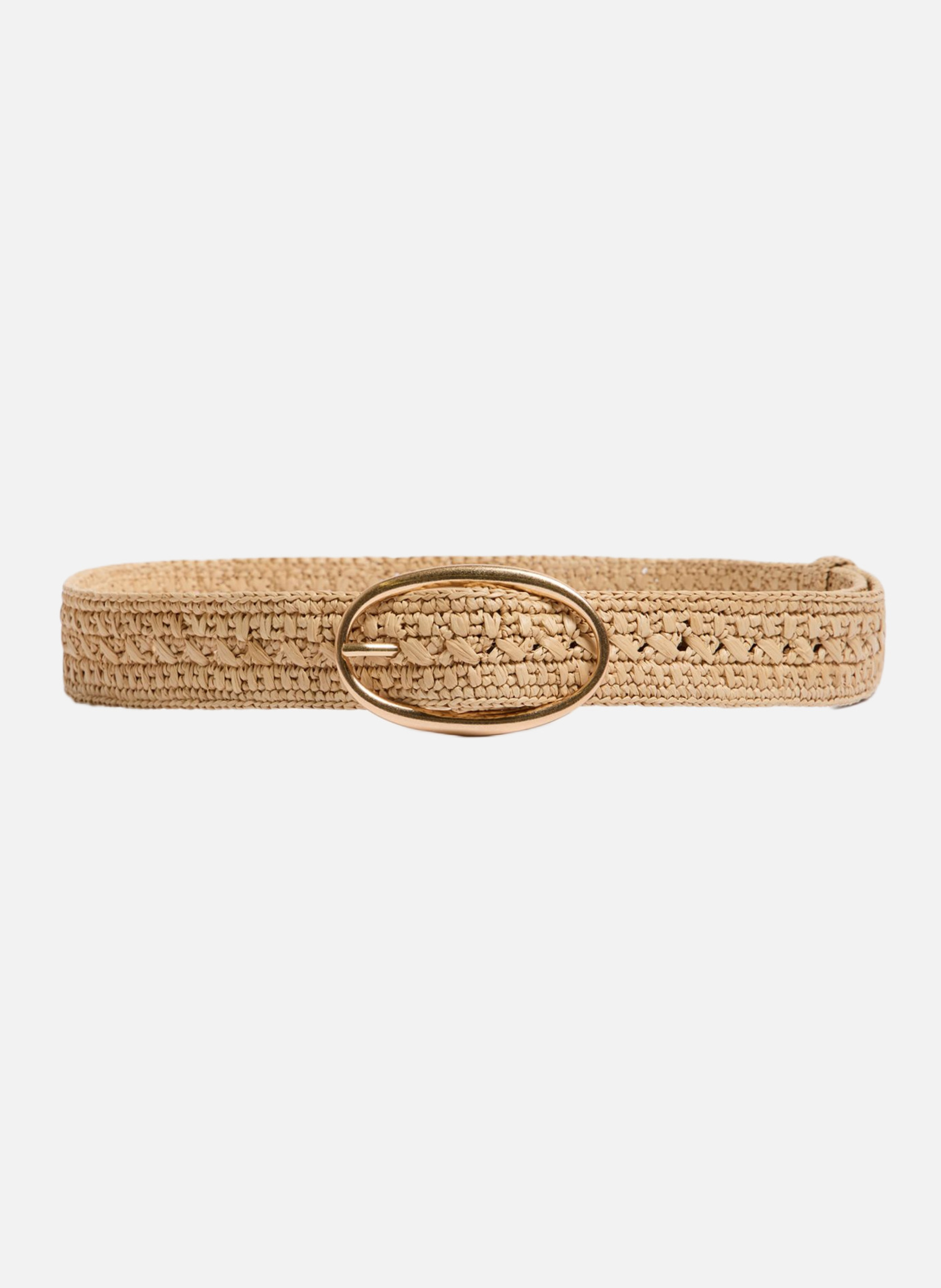 Ceinture en raphia 35mm VANESSA BRUNO Beige