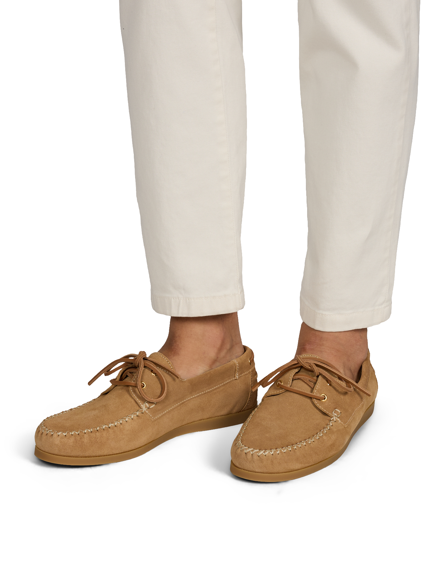 Mocassins Boatman en daim VINNY'S Beige