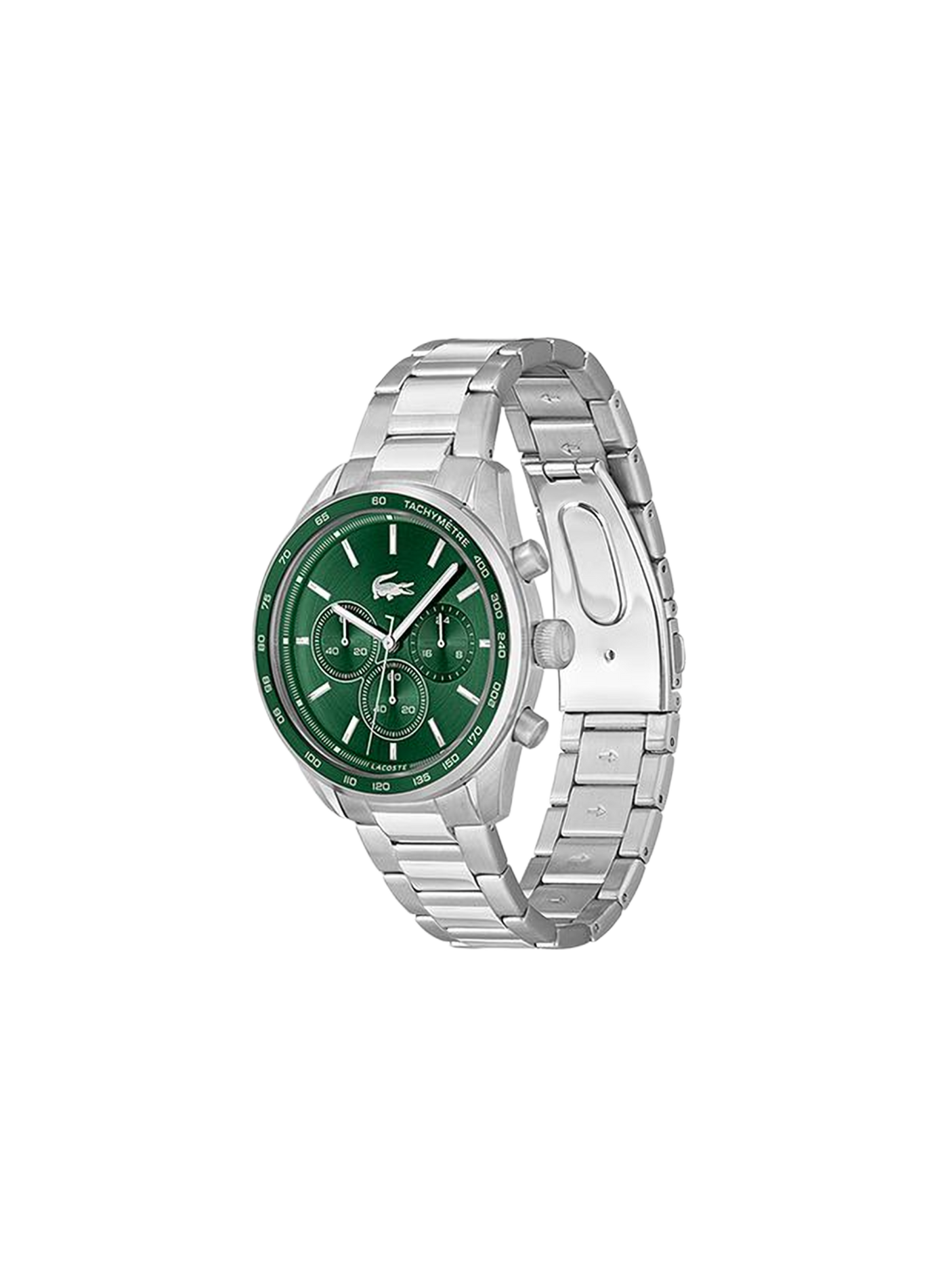 Montre quartz Boston en acier inoxydable LACOSTE MONTRES Vert