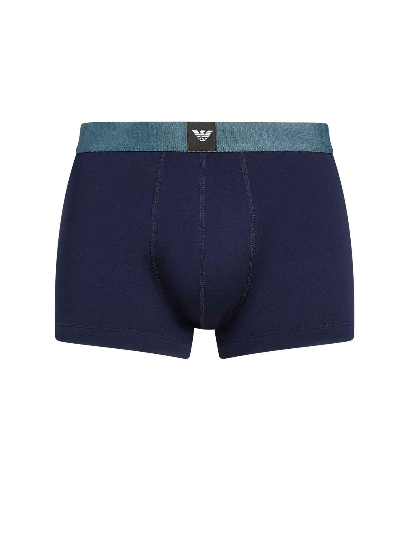 Lot de 3 boxers unis en coton mélangé EMPORIO ARMANI Multicolore