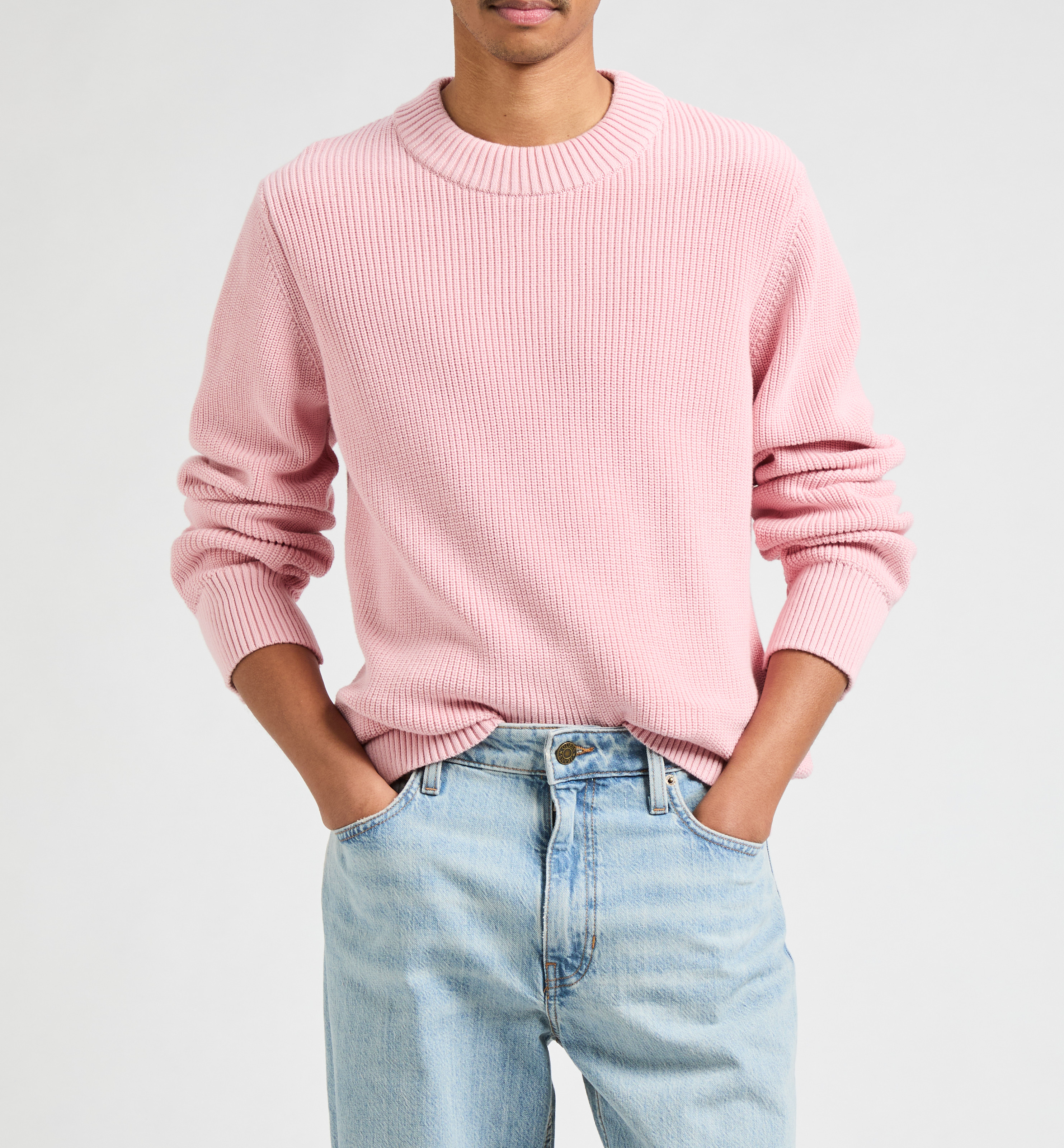 Cotton jumper AU PRINTEMPS PARIS Pink