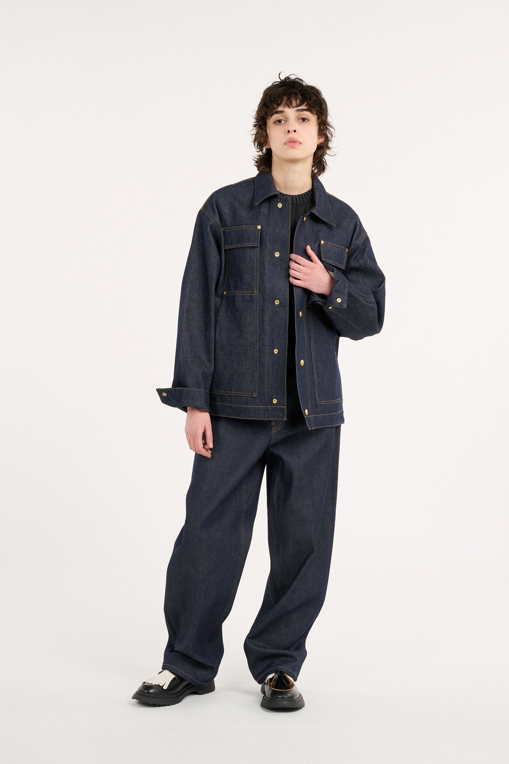 Veste denim w' og arctic jacket CARHARTT WIP Bleu