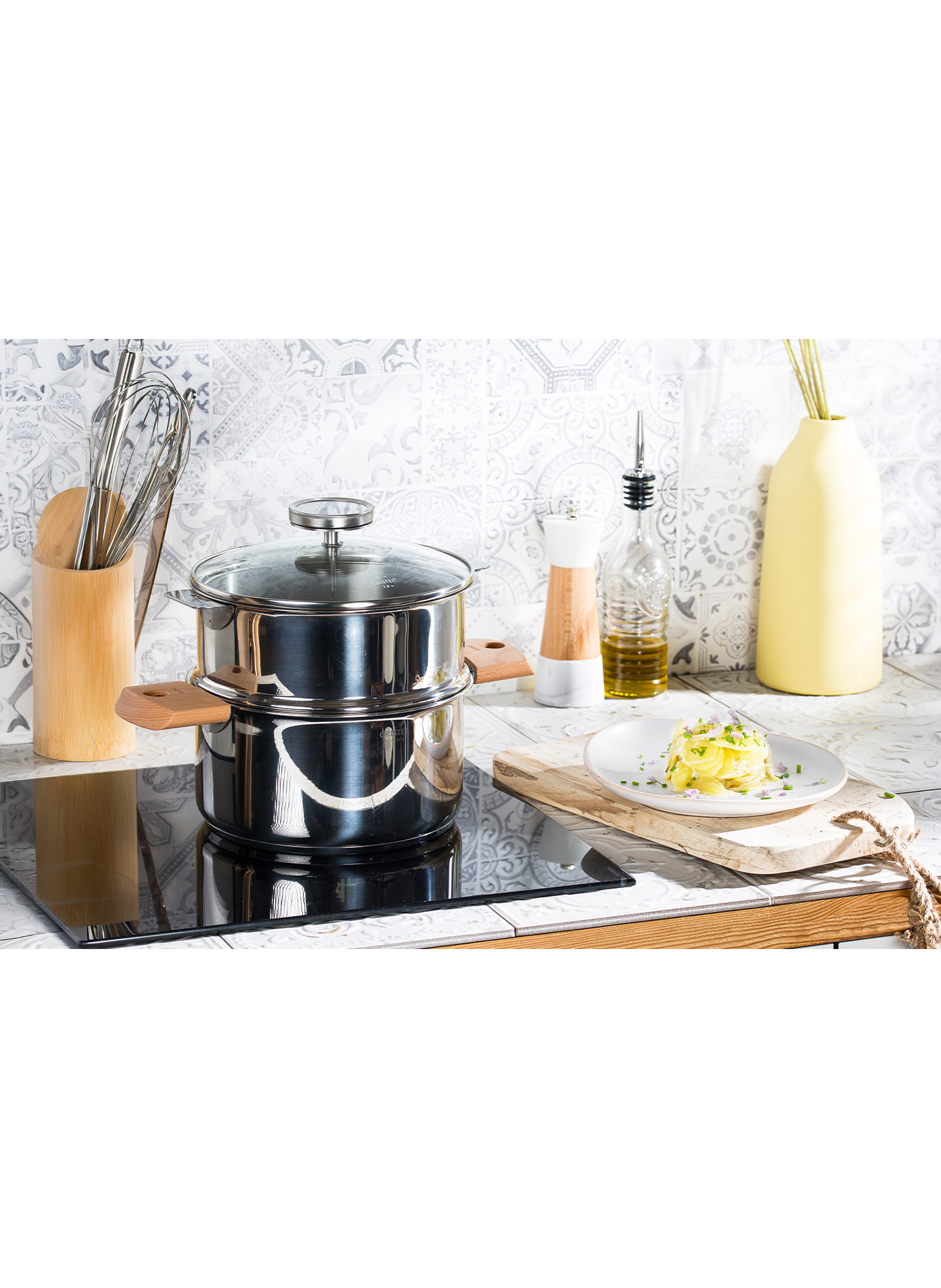 Anse amovible Casteline en bois CRISTEL Marron